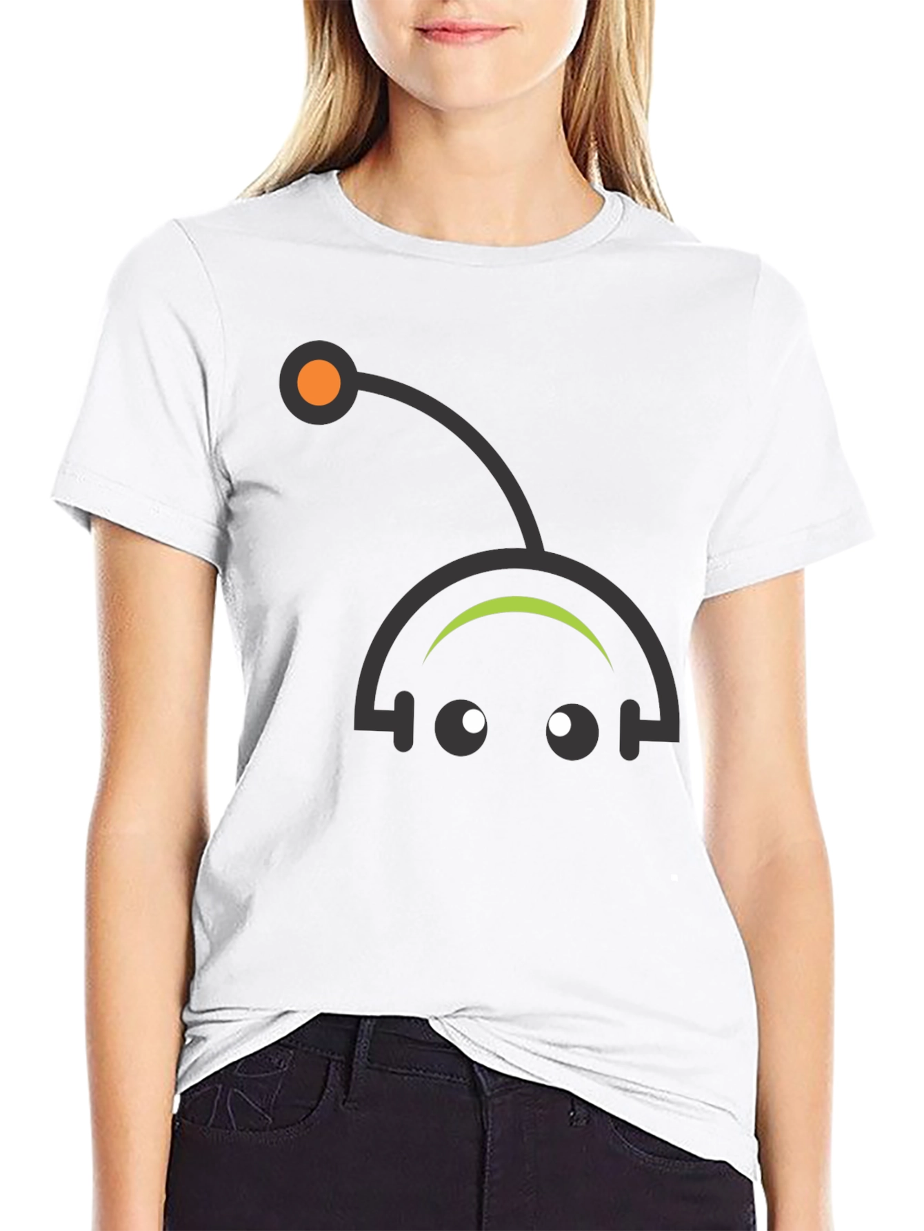 Abstract Robot Graphic Tee