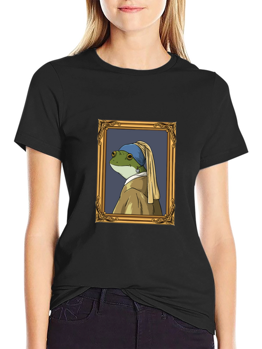 Frog with a Pearl Earring T-Shirt