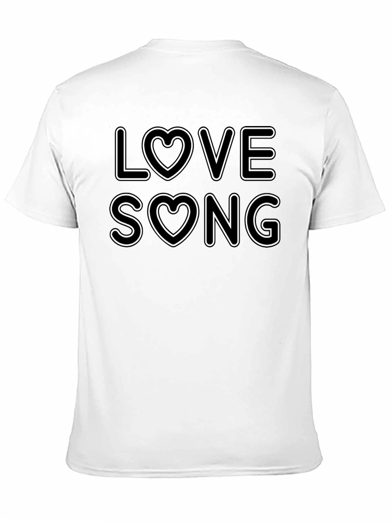 Love Song Graphic Print Black T-Shirt