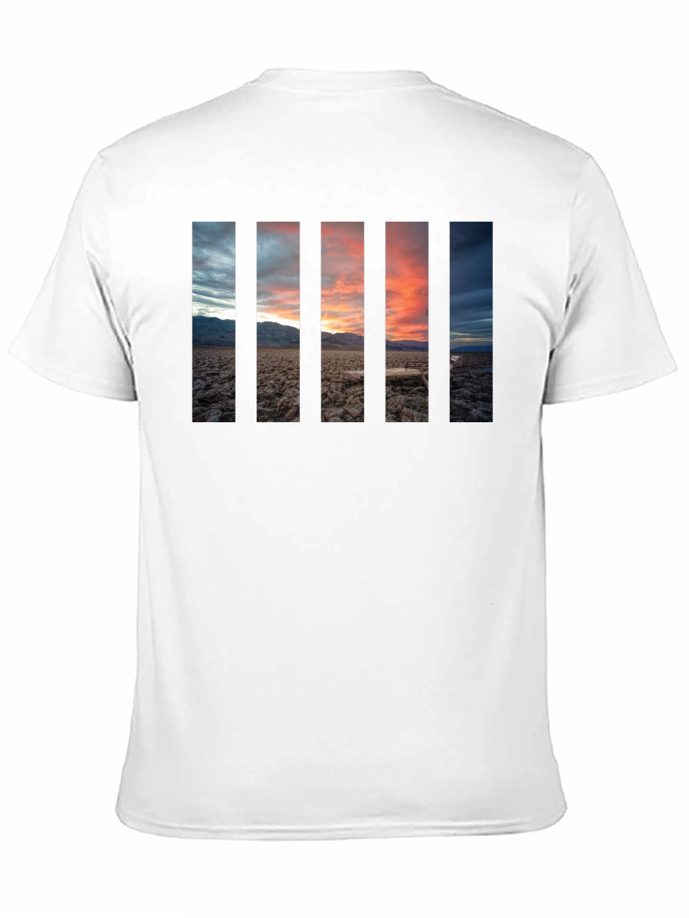 Sunset Panel Graphic Black T-Shirt