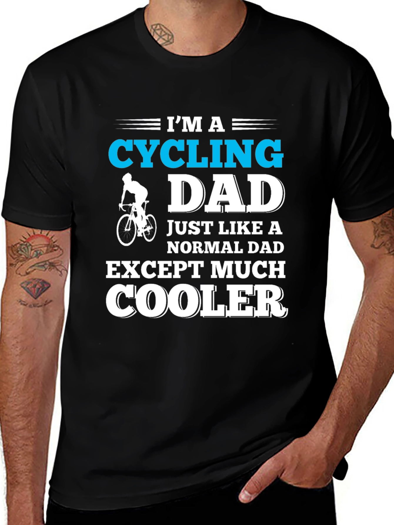 Cycling Dad T-Shirt - Cool Dad Edition
