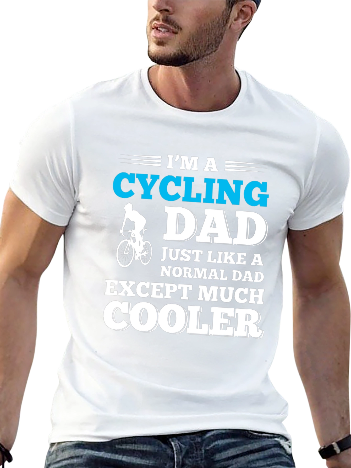Cycling Dad T-Shirt - Cool Dad Edition