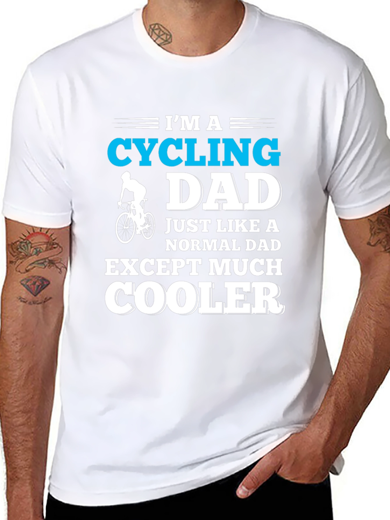 Cycling Dad T-Shirt - Cool Dad Edition