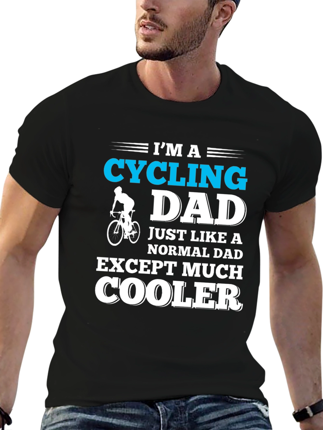 Cycling Dad T-Shirt - Cool Dad Edition