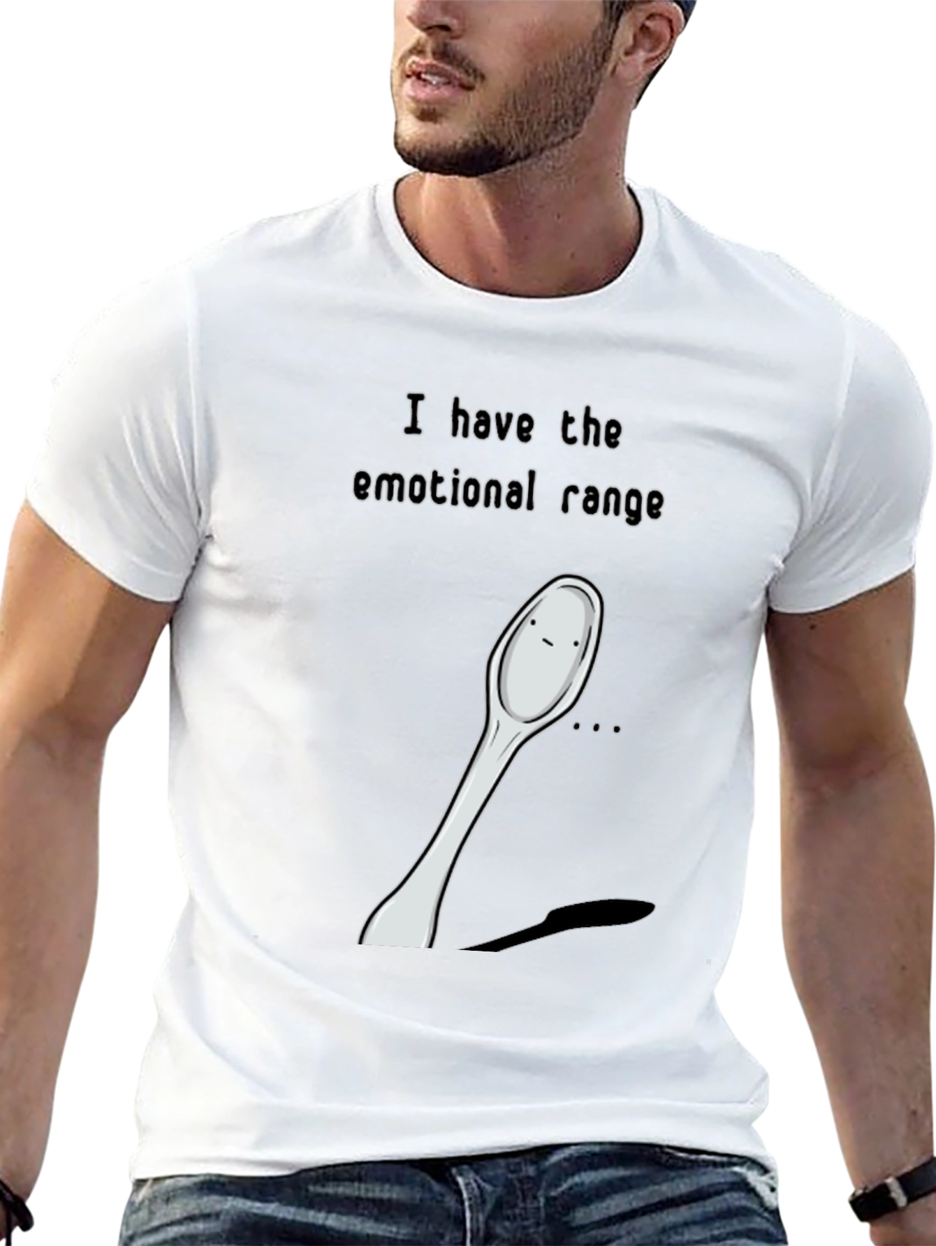 Emotional Range Spoon Graphic T-Shirt