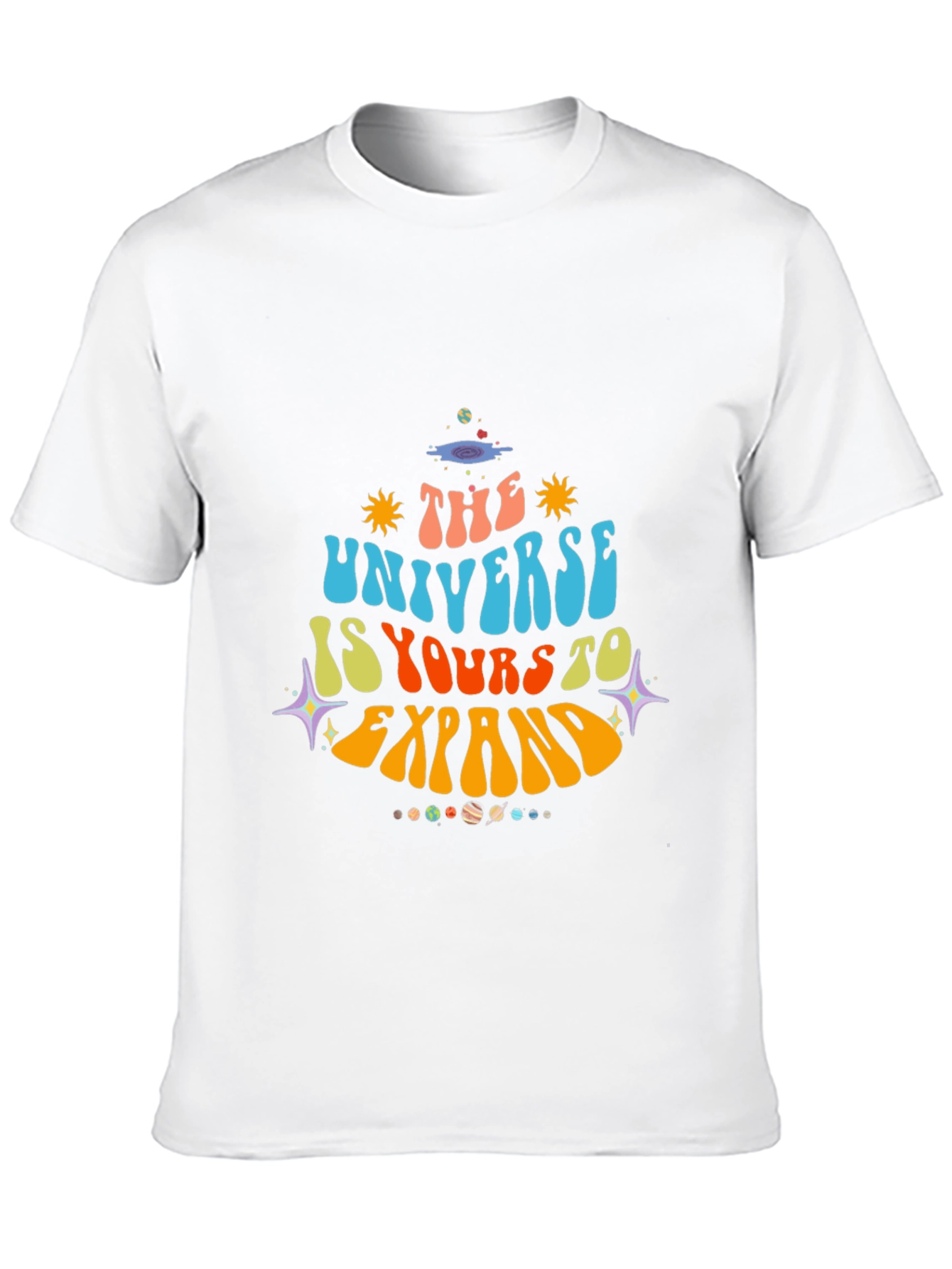 Retro Universe Graphic T-Shirt - Expand Your Horizons!