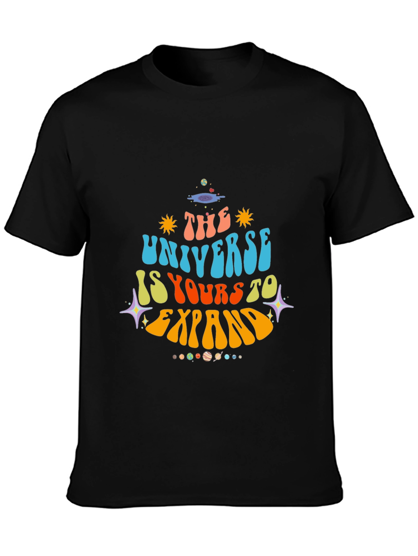 Retro Universe Graphic T-Shirt - Expand Your Horizons!