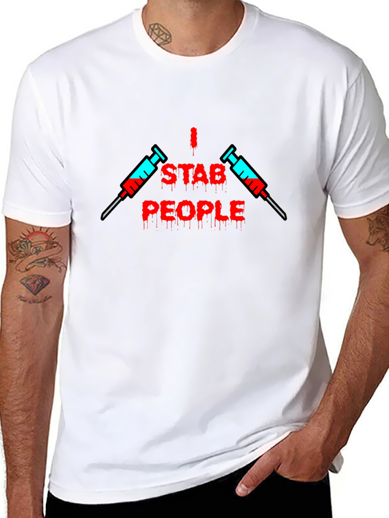 I Stab People Graphic Tee