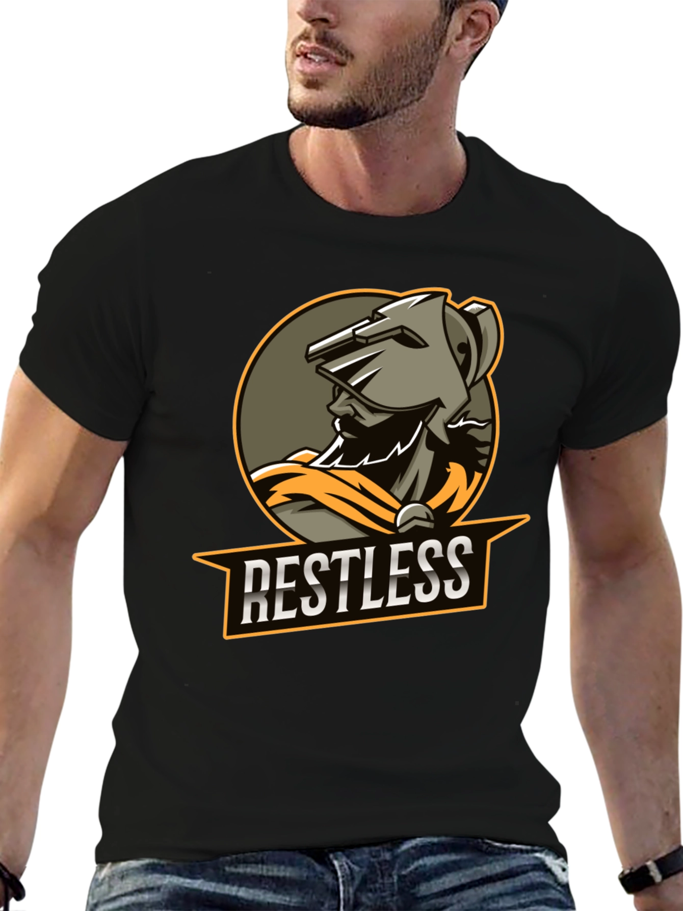 Restless Knight Graphic T-Shirt - Premium Comfort