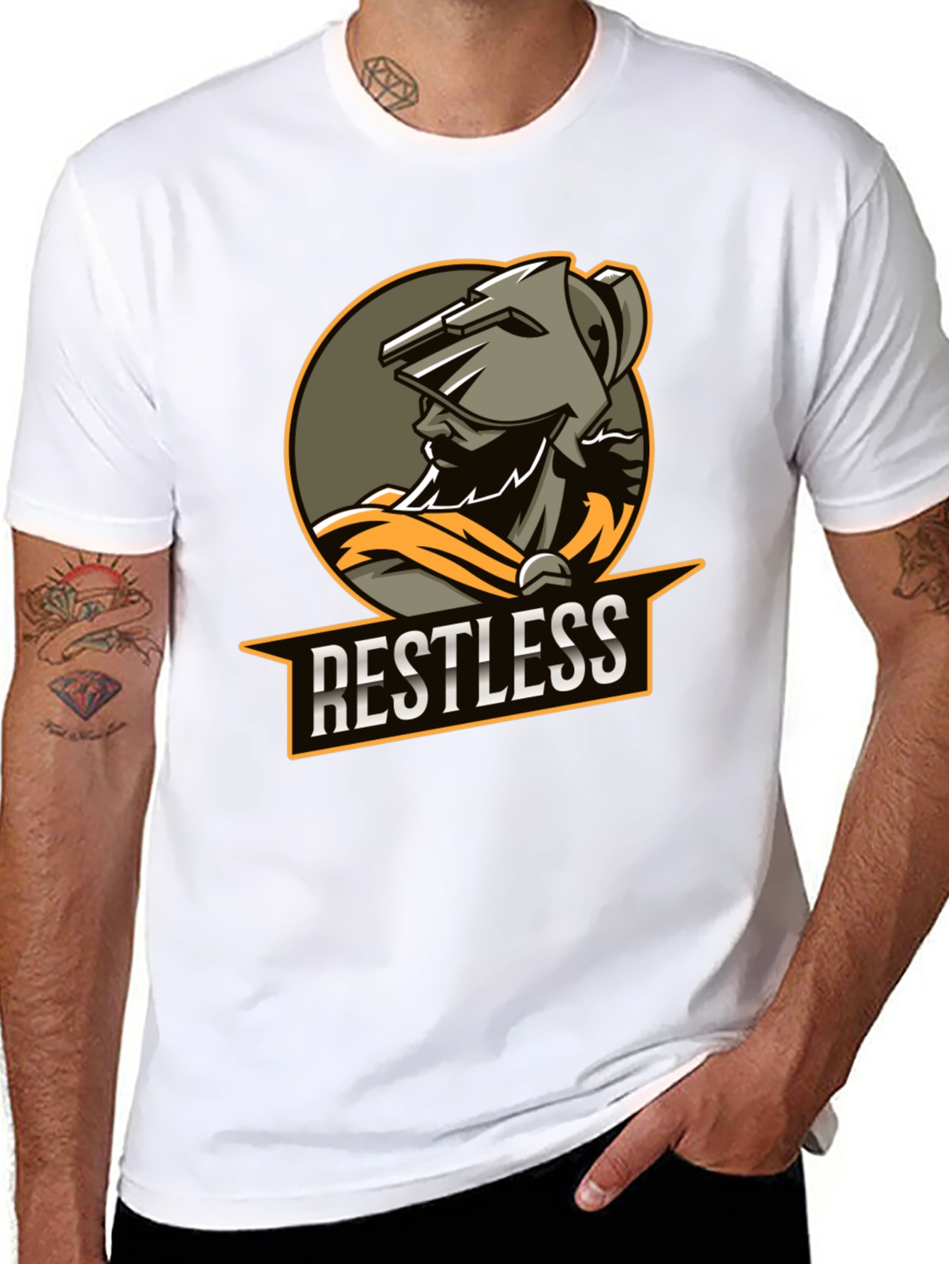 Restless Knight Graphic T-Shirt - Premium Comfort