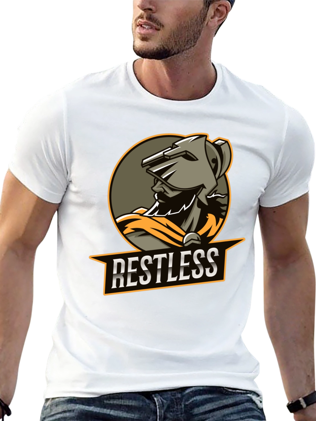 Restless Knight Graphic T-Shirt - Premium Comfort