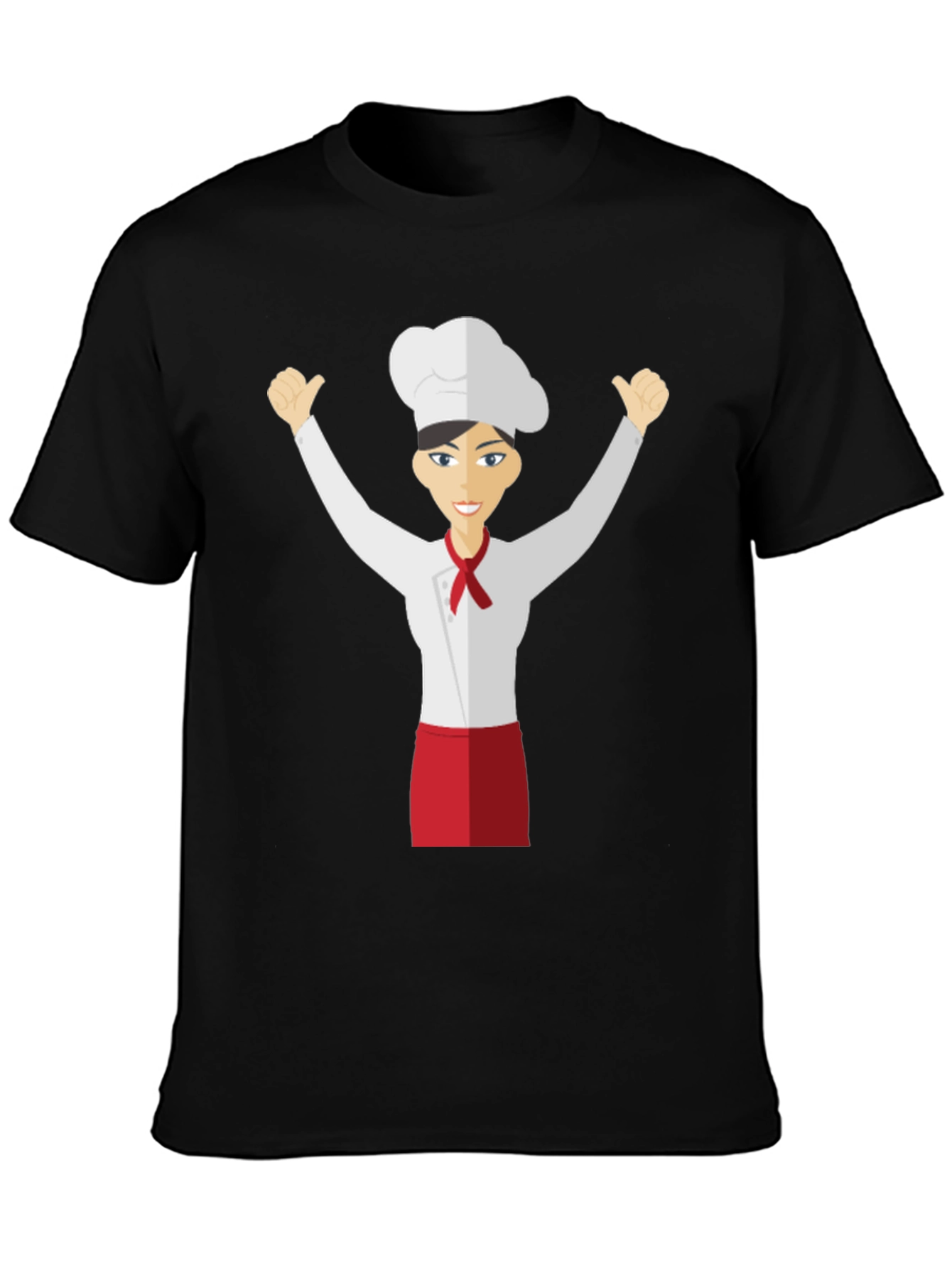 Chef Cartoon Graphic T-Shirt