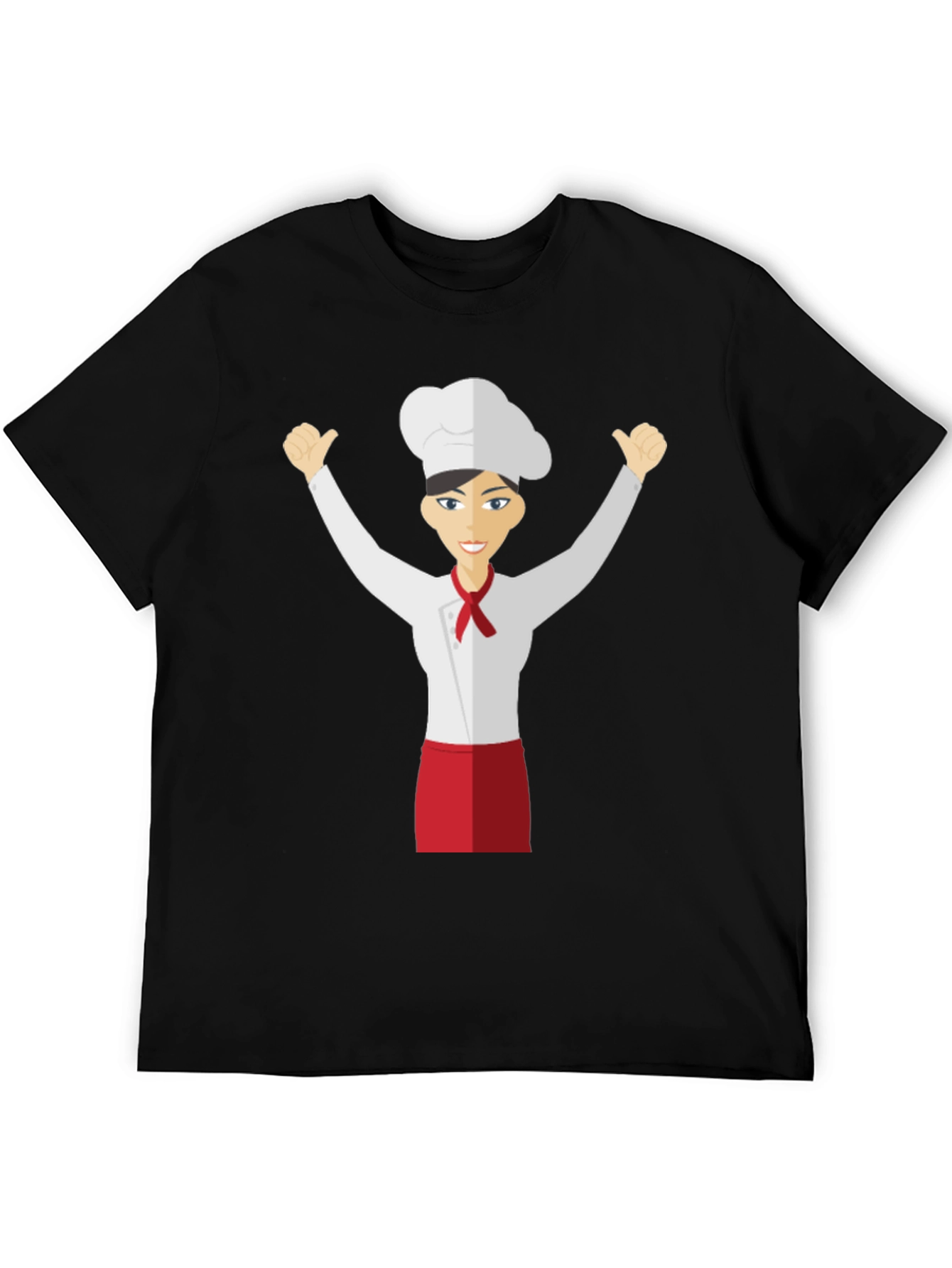 Chef Cartoon Graphic T-Shirt