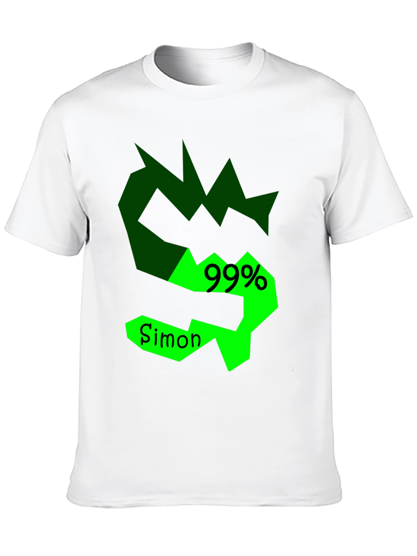 Simon 99% T-Shirt - Unique Graphic Tee