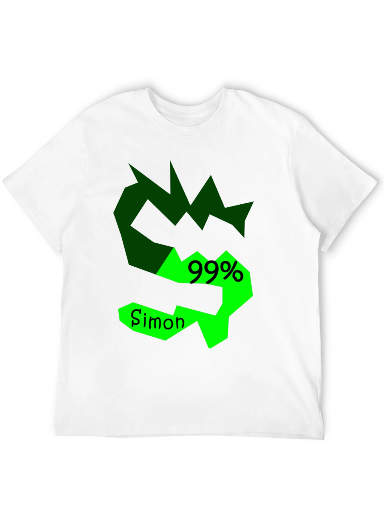 Simon 99% T-Shirt - Unique Graphic Tee