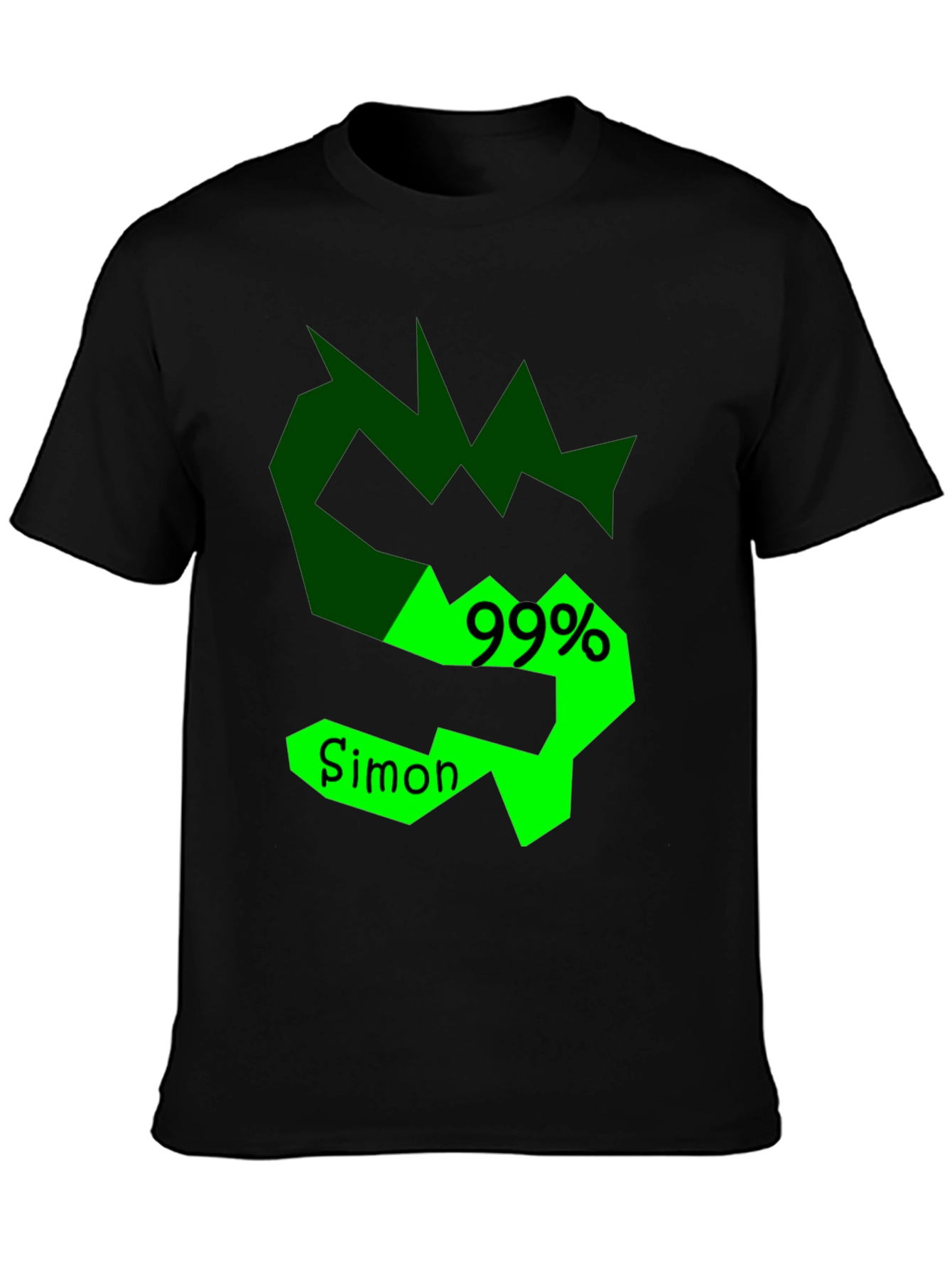 Simon 99% T-Shirt - Unique Graphic Tee