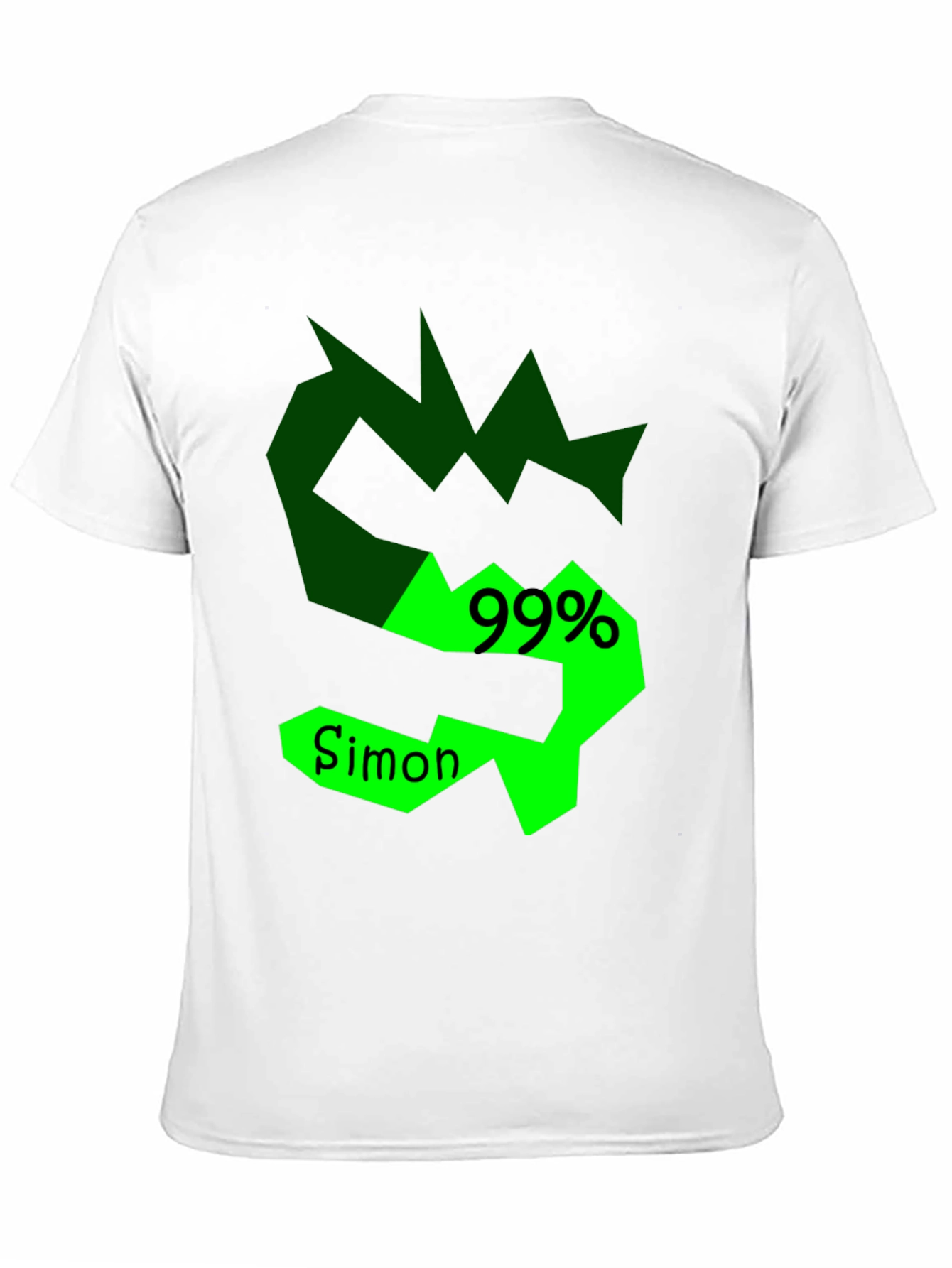 Simon 99% T-Shirt - Unique Graphic Tee