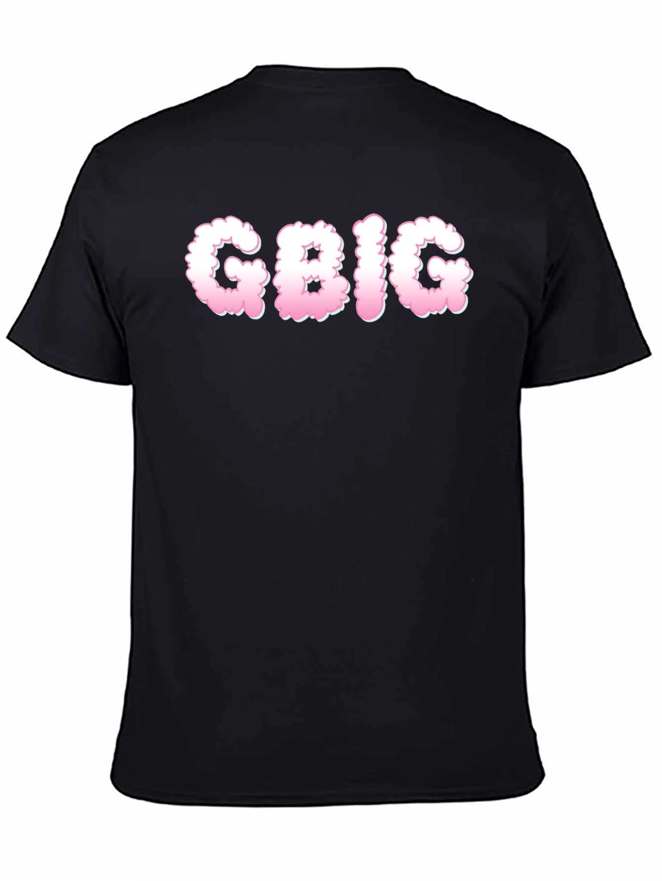 GBIG Cloud Letter Print T-Shirt