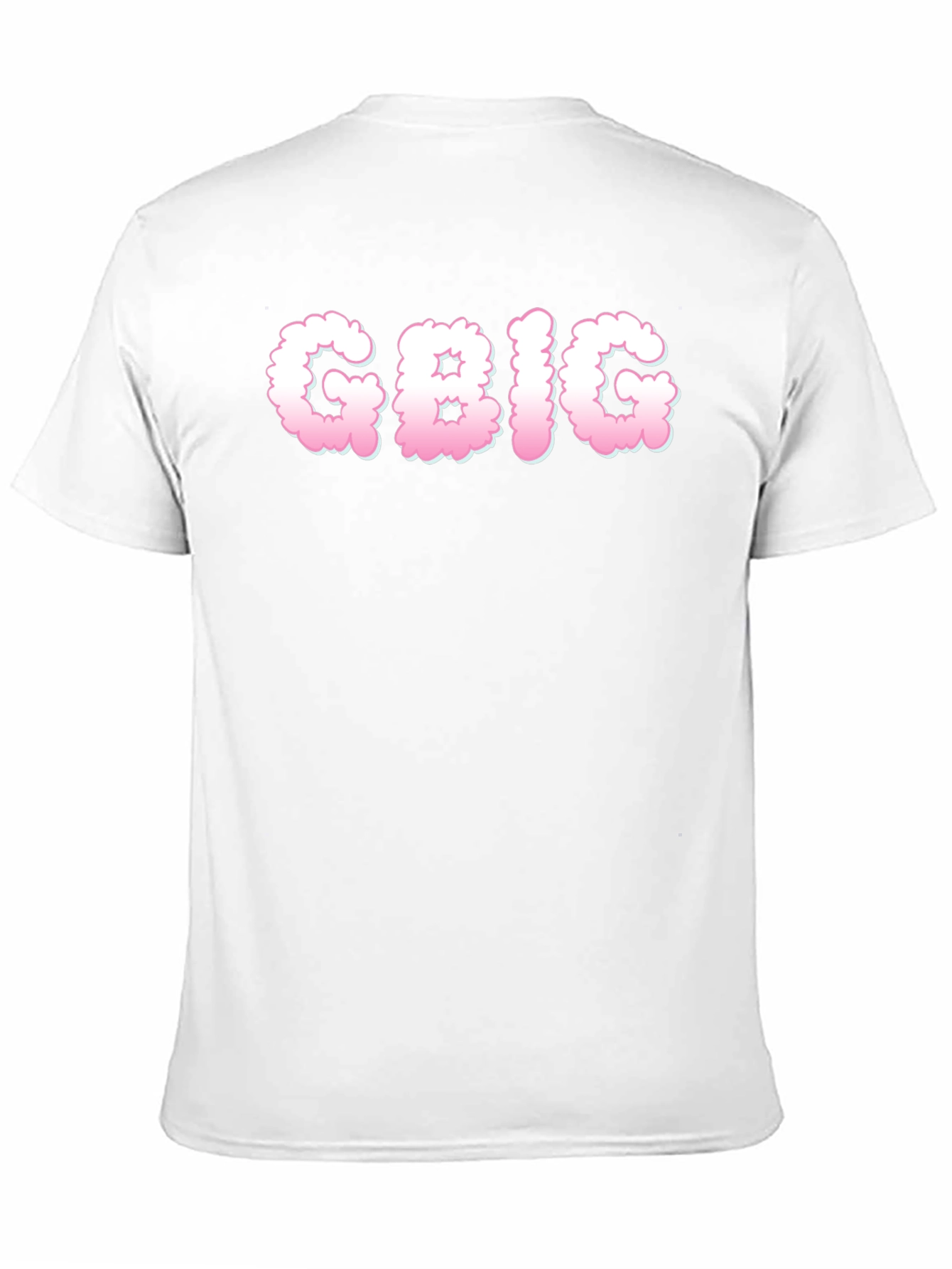 GBIG Cloud Letter Print T-Shirt