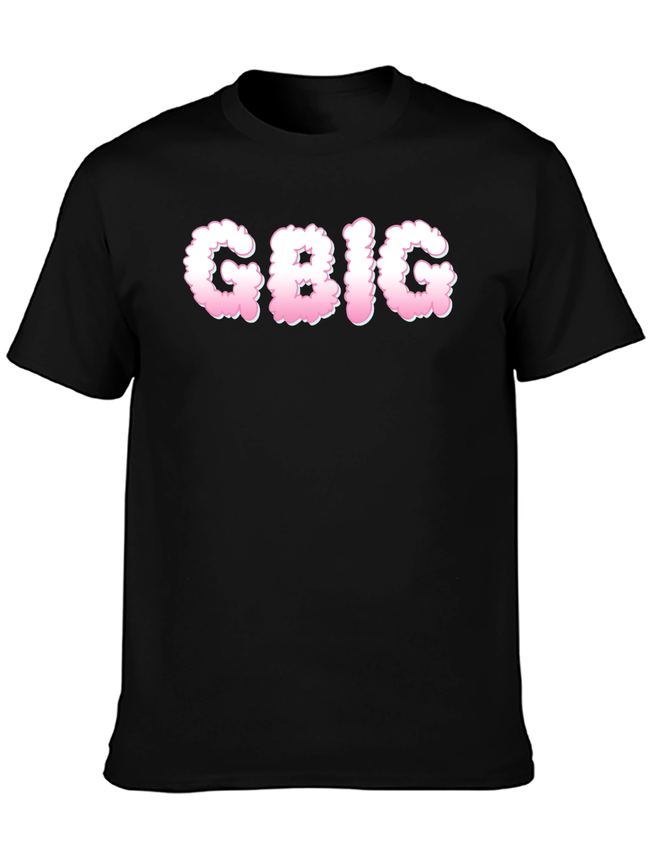 GBIG Cloud Letter Print T-Shirt