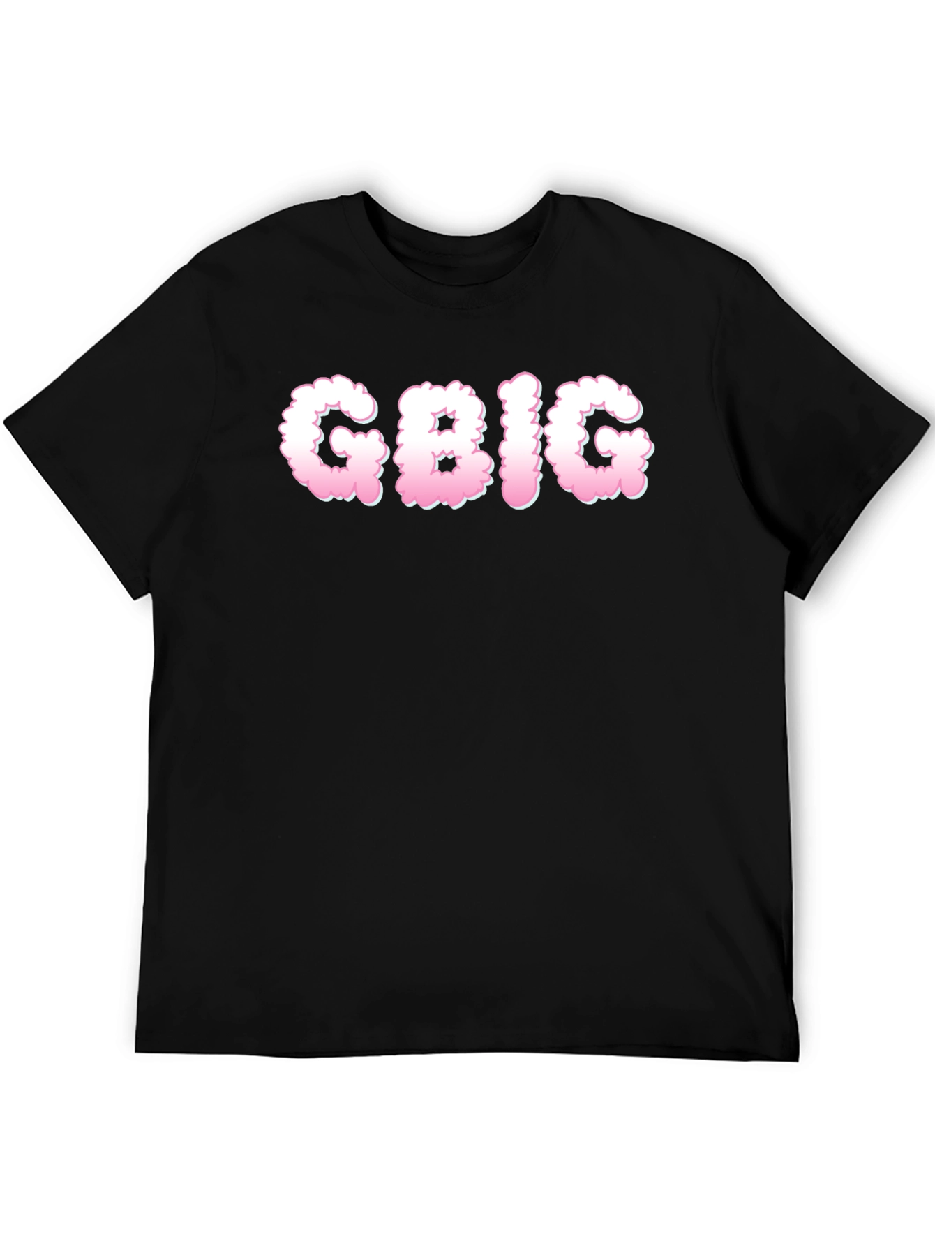 GBIG Cloud Letter Print T-Shirt