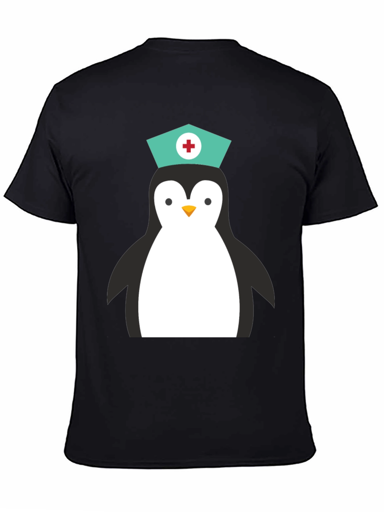Nurse Penguin Graphic T-Shirt