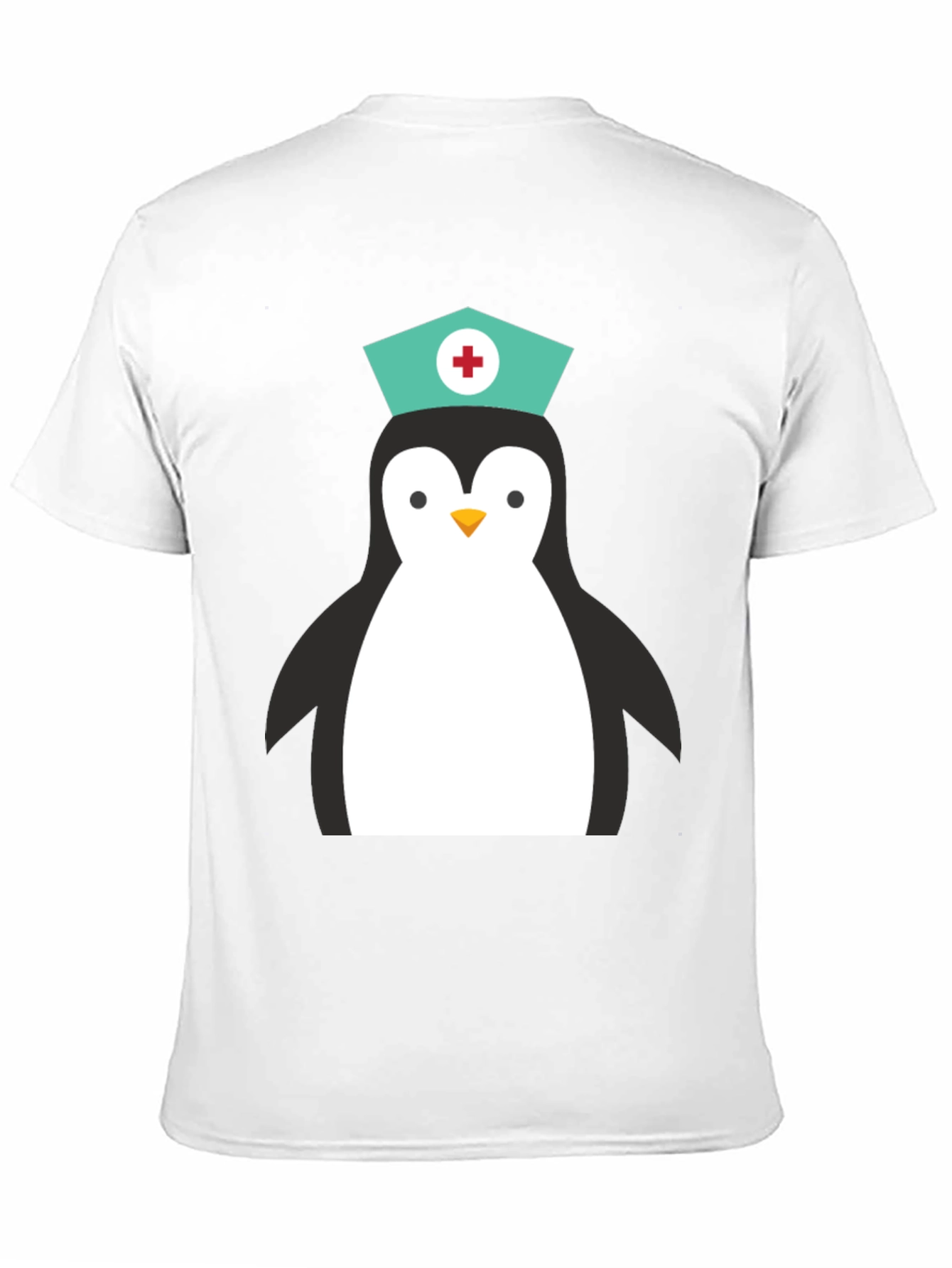 Nurse Penguin Graphic T-Shirt