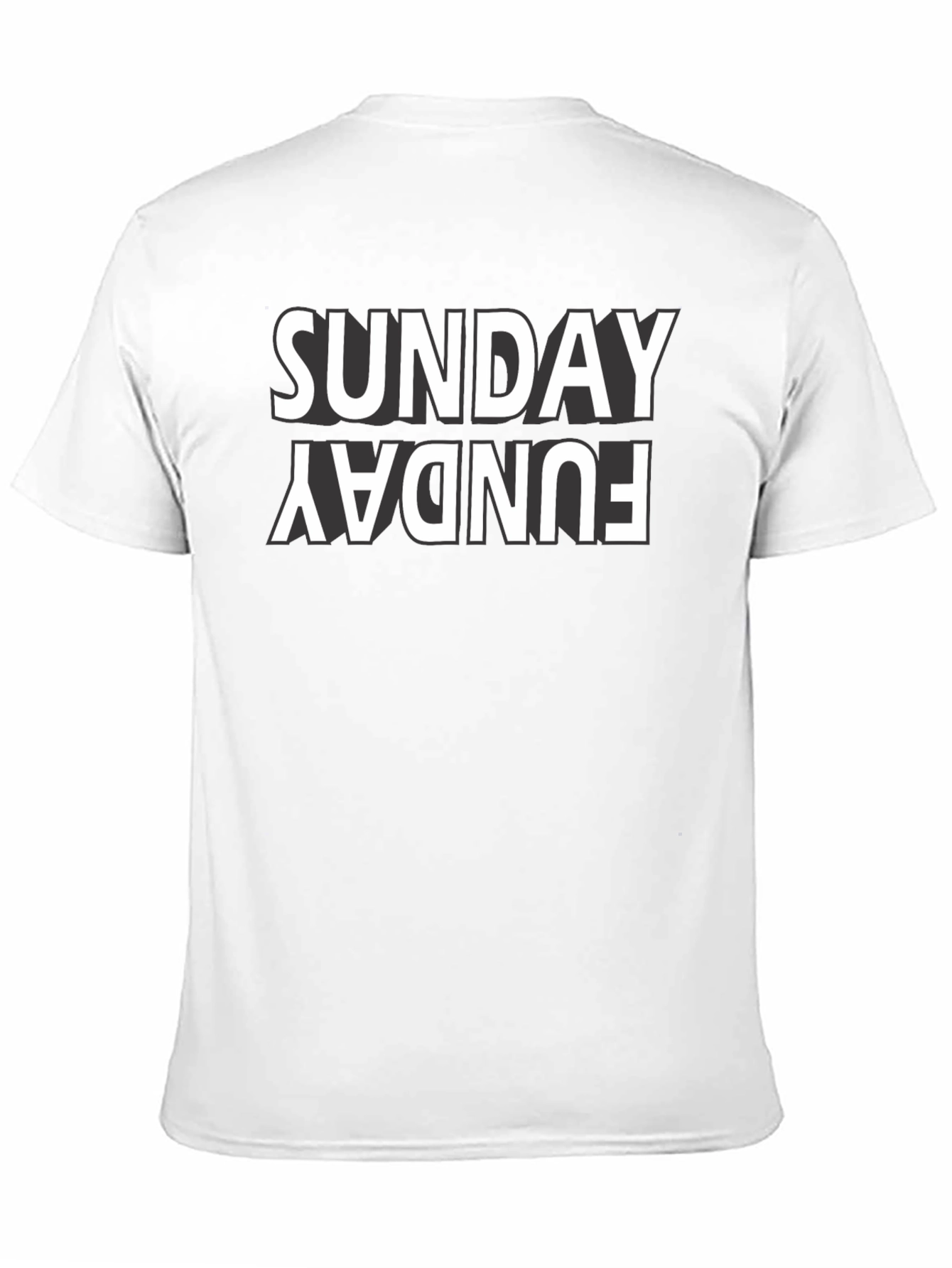 Sunday Funday Black Graphic Tee