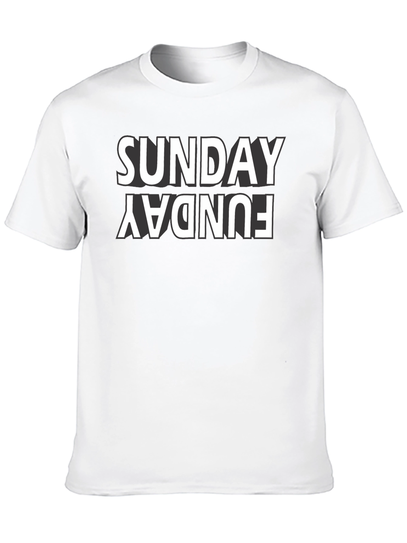 Sunday Funday Black Graphic Tee