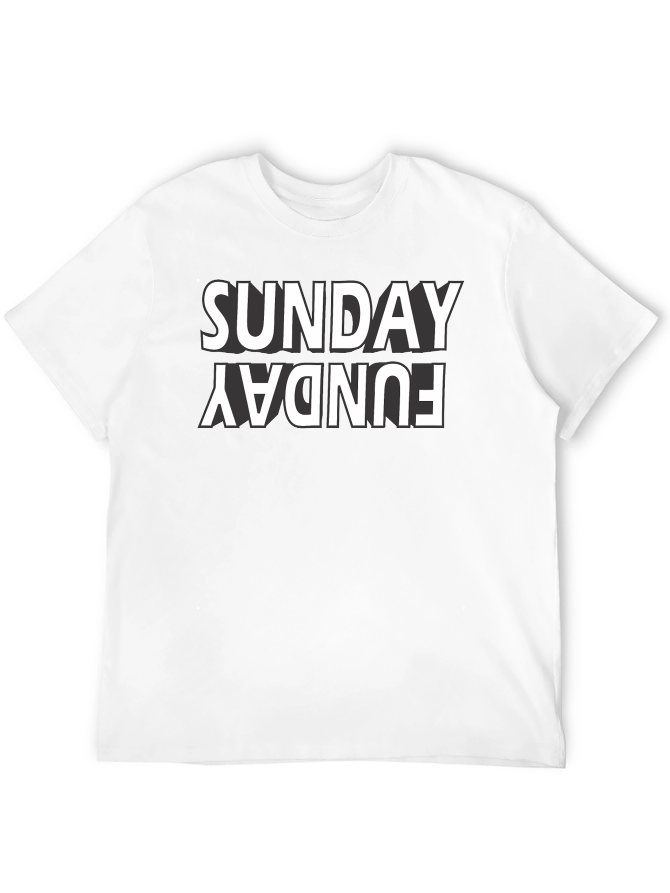 Sunday Funday Black Graphic Tee