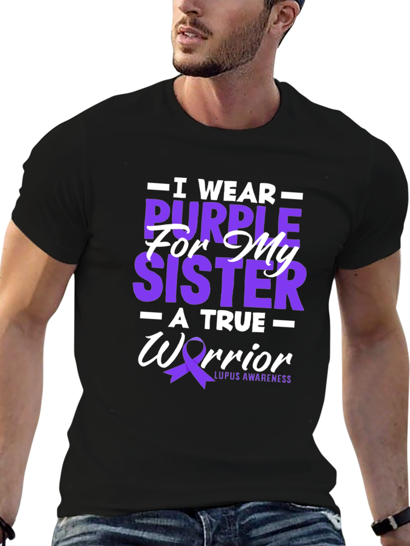Purple Sister Lupus Awareness T-Shirt