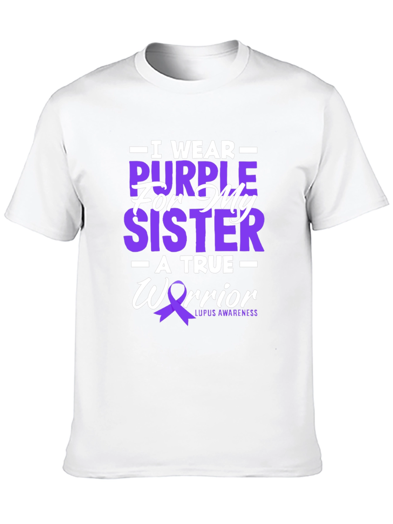 Purple Sister Lupus Awareness T-Shirt