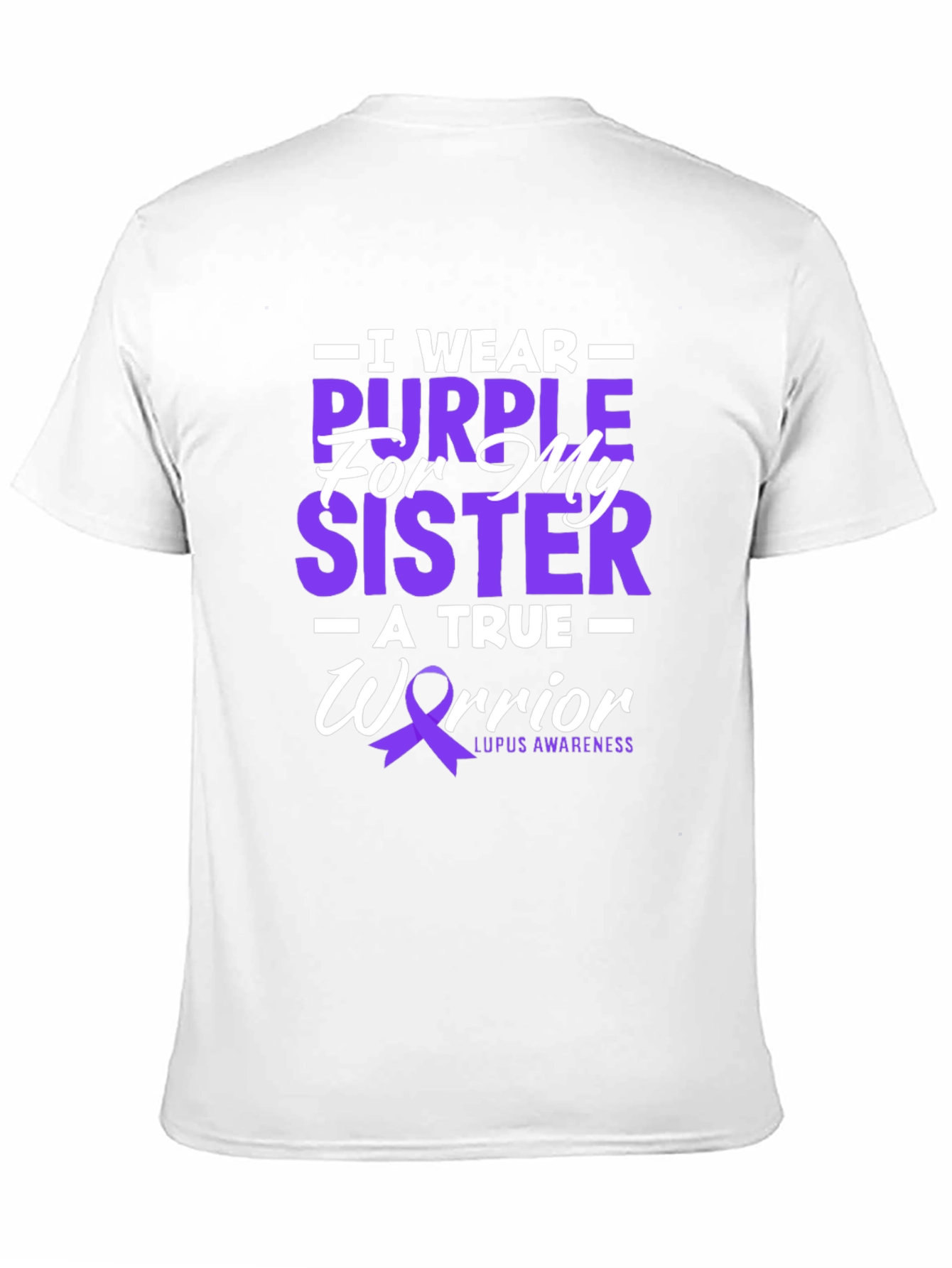Purple Sister Lupus Awareness T-Shirt