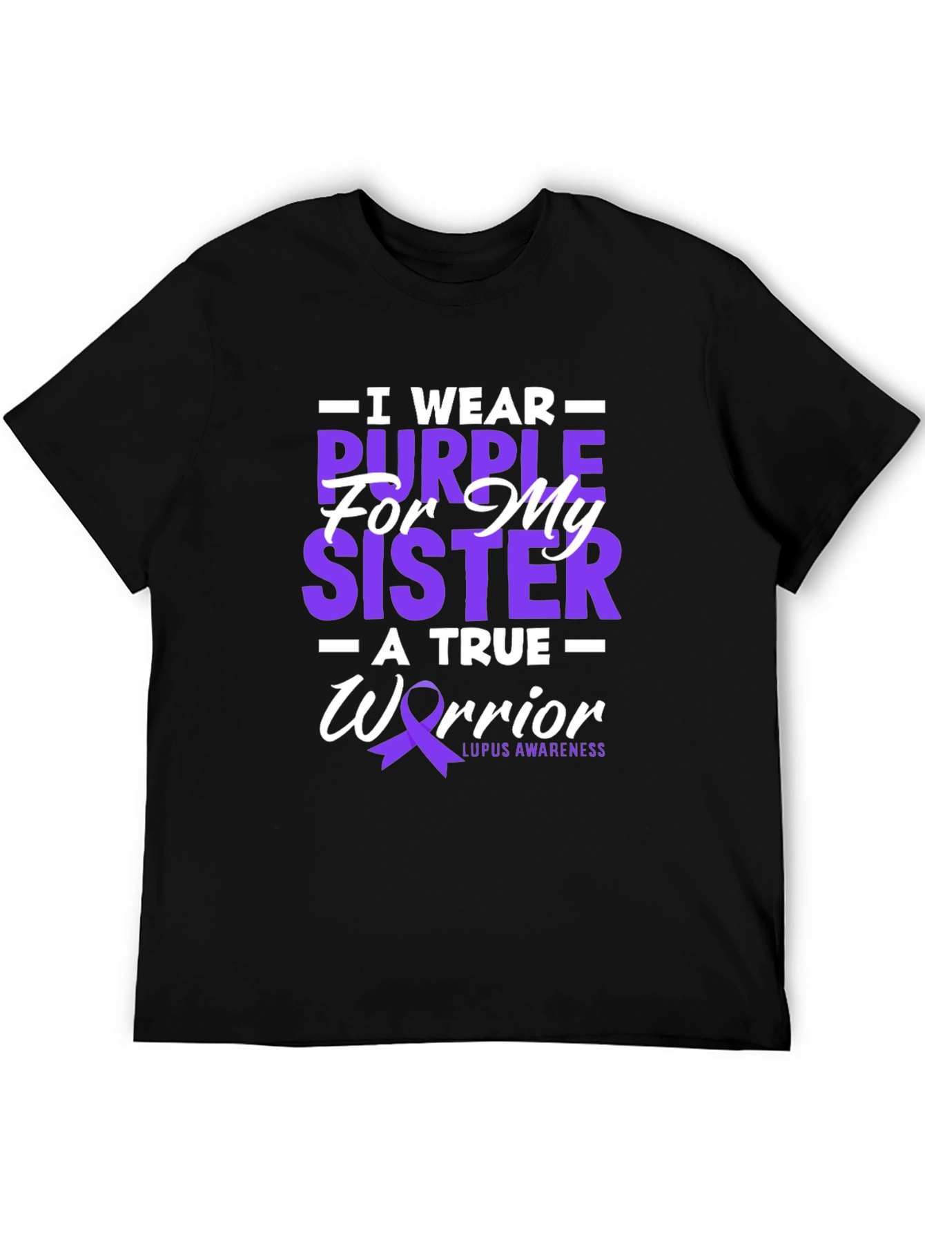Purple Sister Lupus Awareness T-Shirt