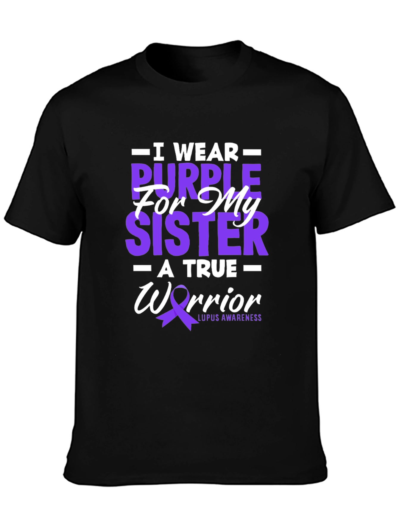 Purple Sister Lupus Awareness T-Shirt