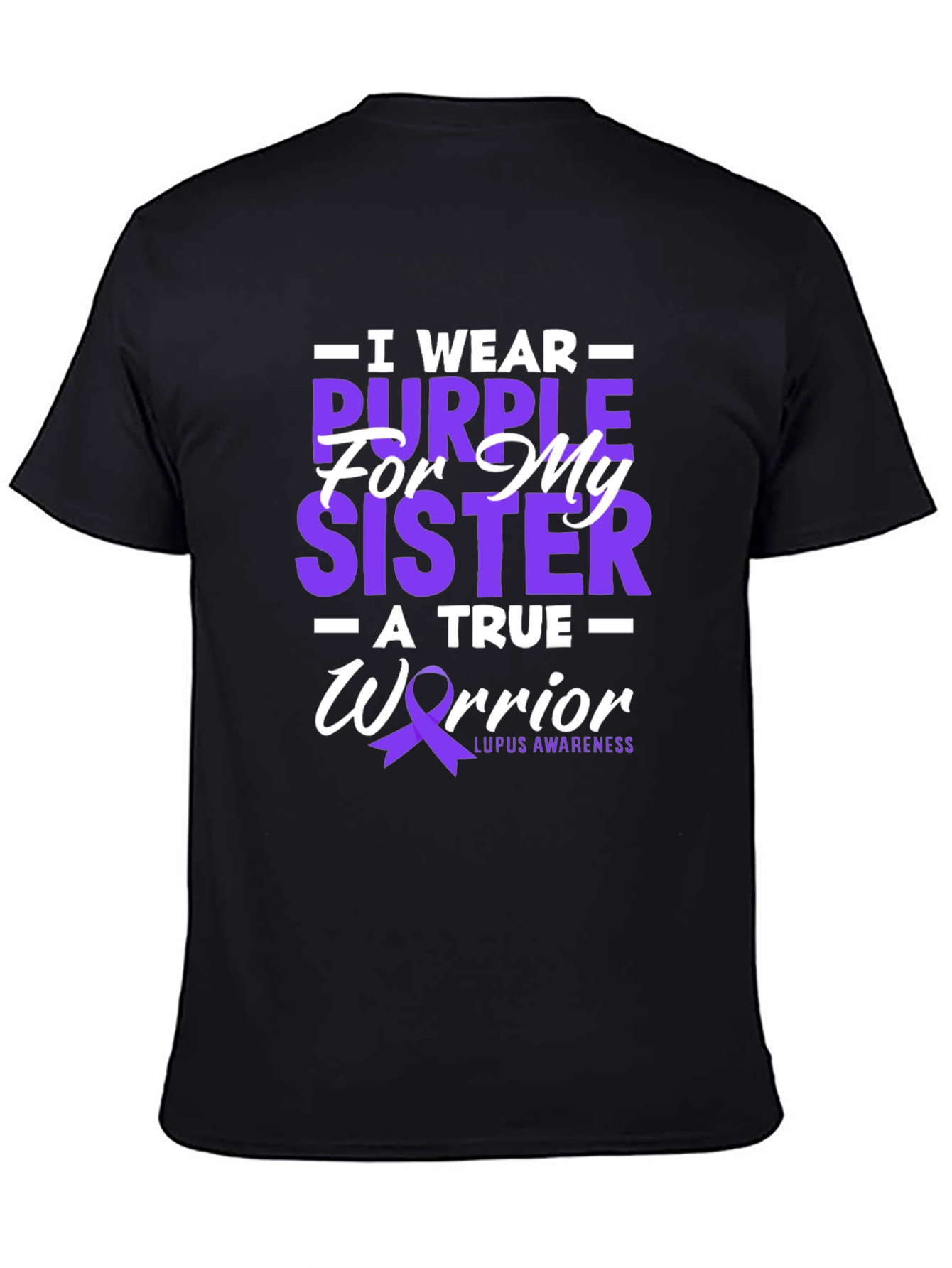 Purple Sister Lupus Awareness T-Shirt