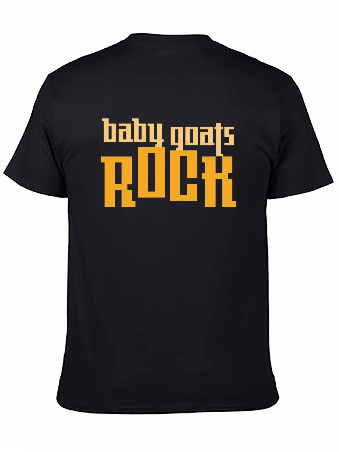 Baby Goats Rock Graphic Tee - Classic Black T-Shirt