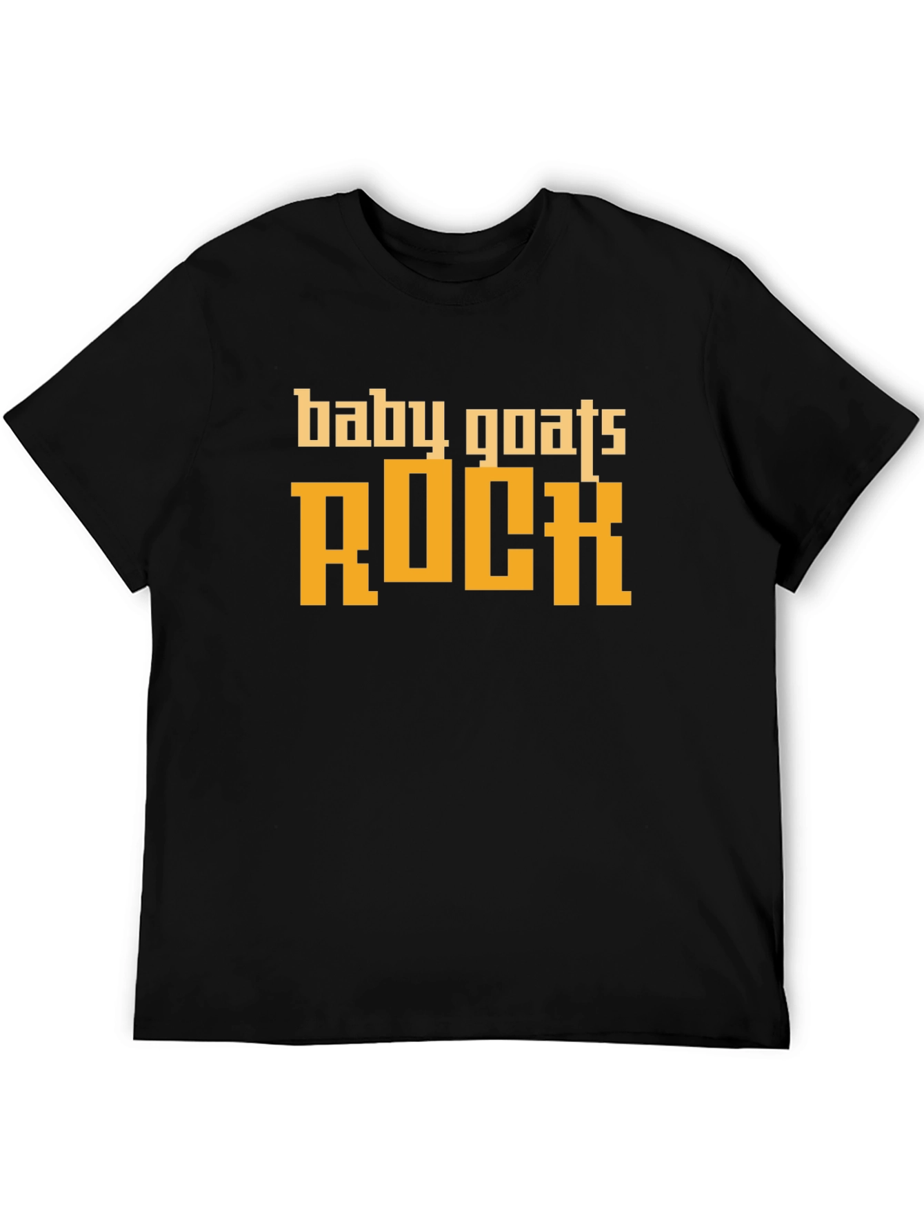 Baby Goats Rock Graphic Tee - Classic Black T-Shirt