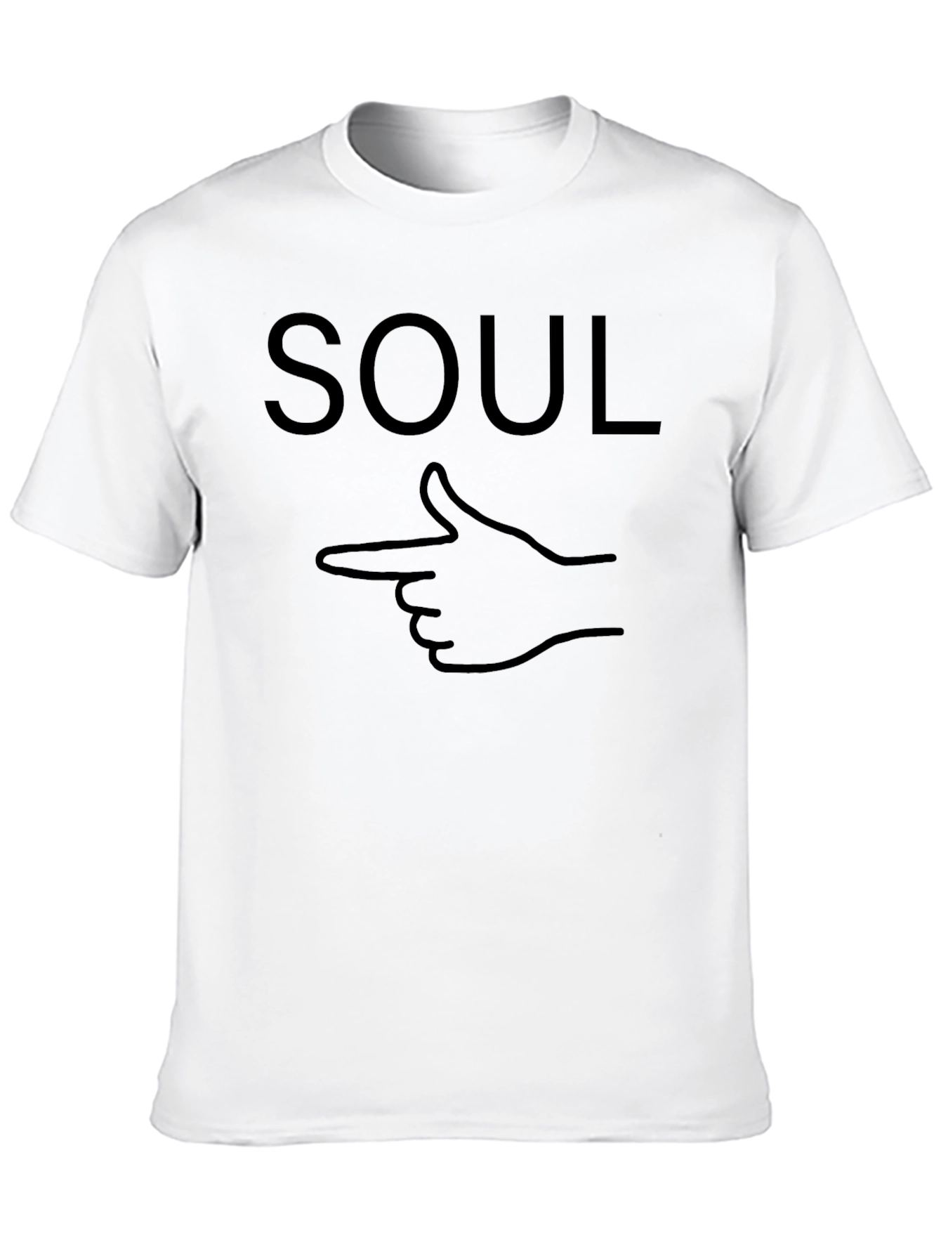 Soul Pointing Finger Black T-Shirt