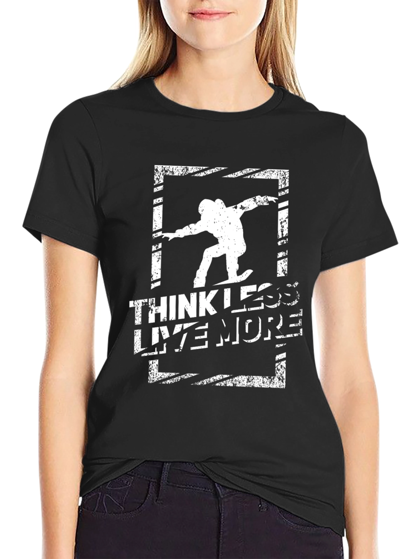 Think Less Live More Graphic Tee