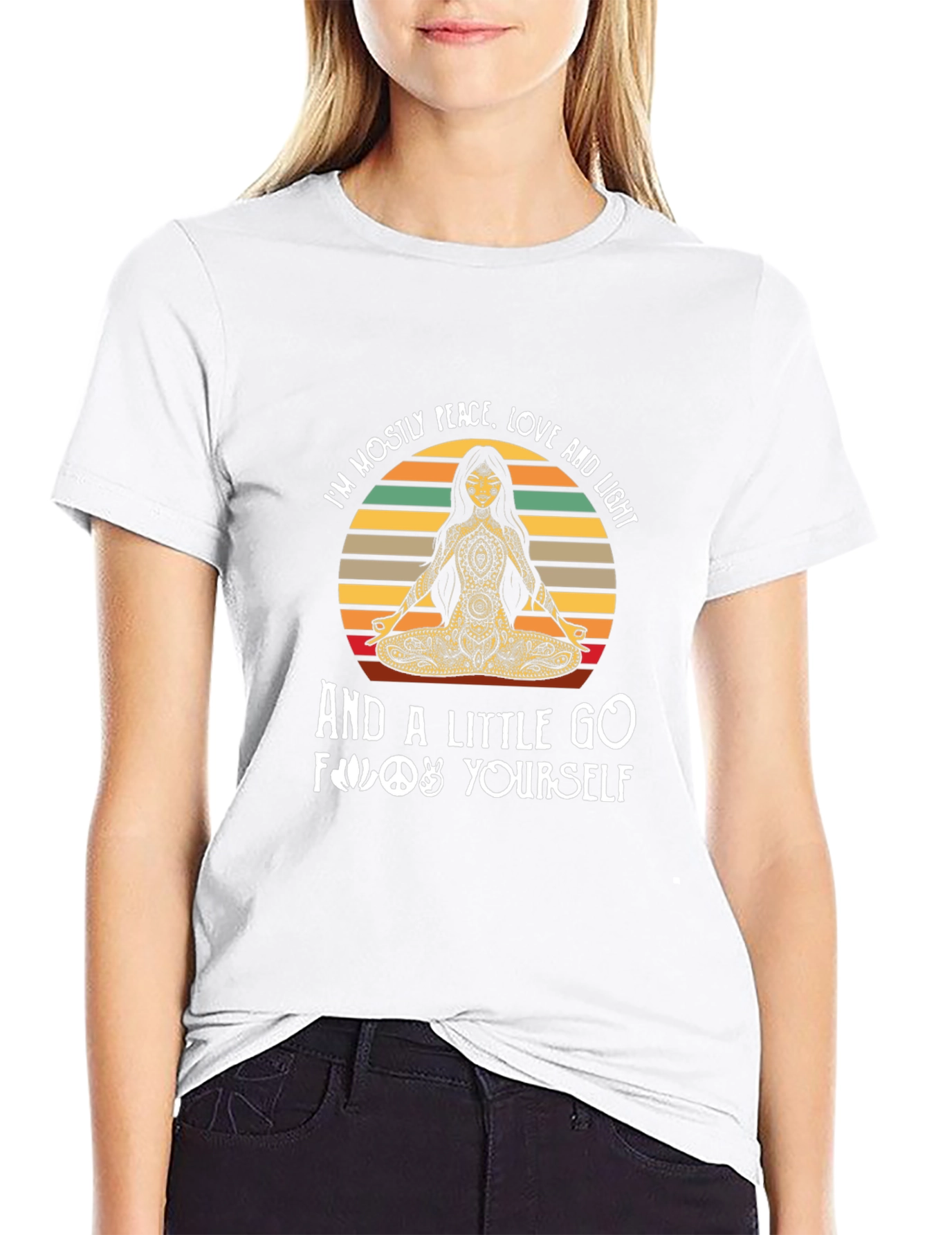 Peace Love & Yoga T-Shirt - Unisex Graphic Tee