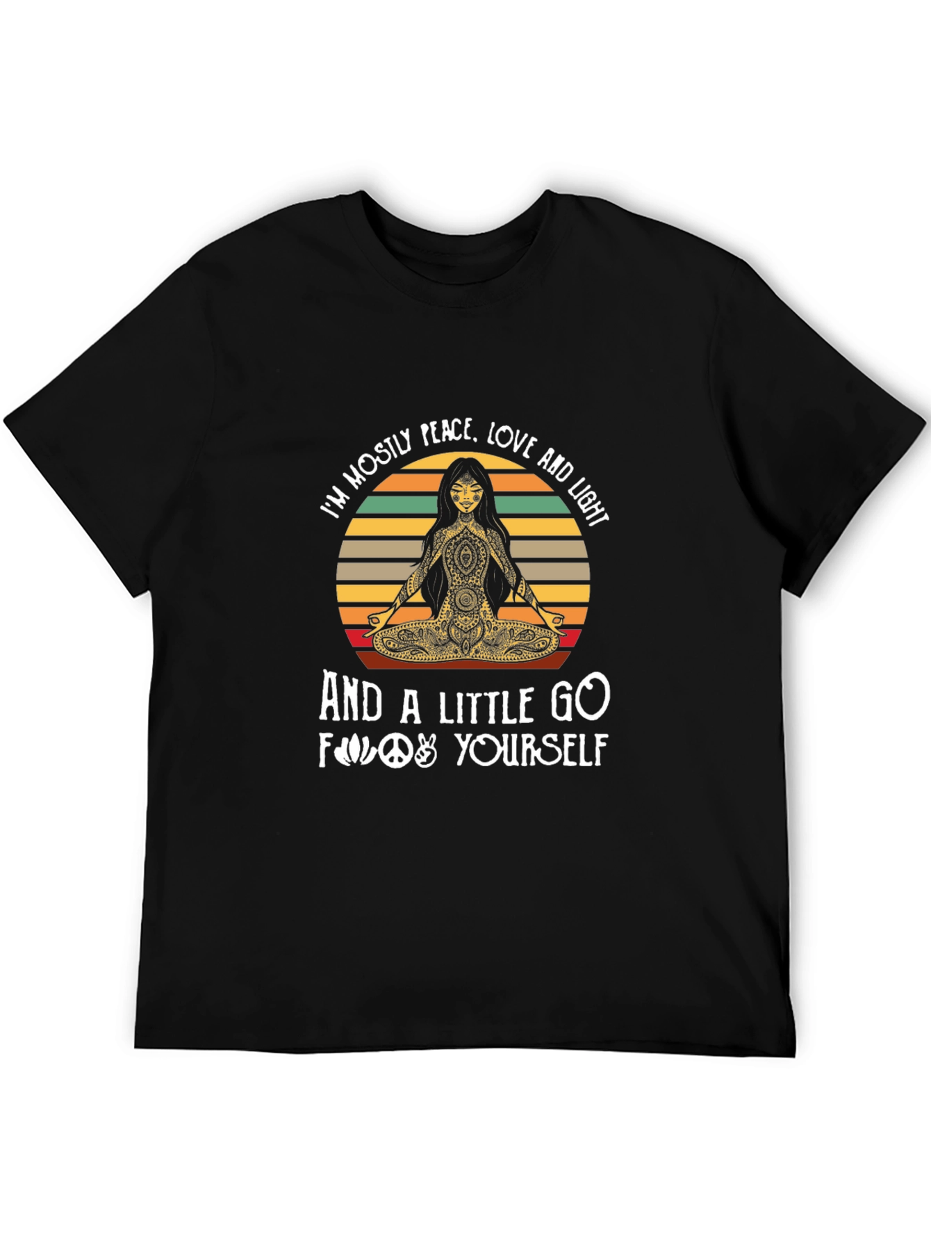 Peace Love & Yoga T-Shirt - Unisex Graphic Tee