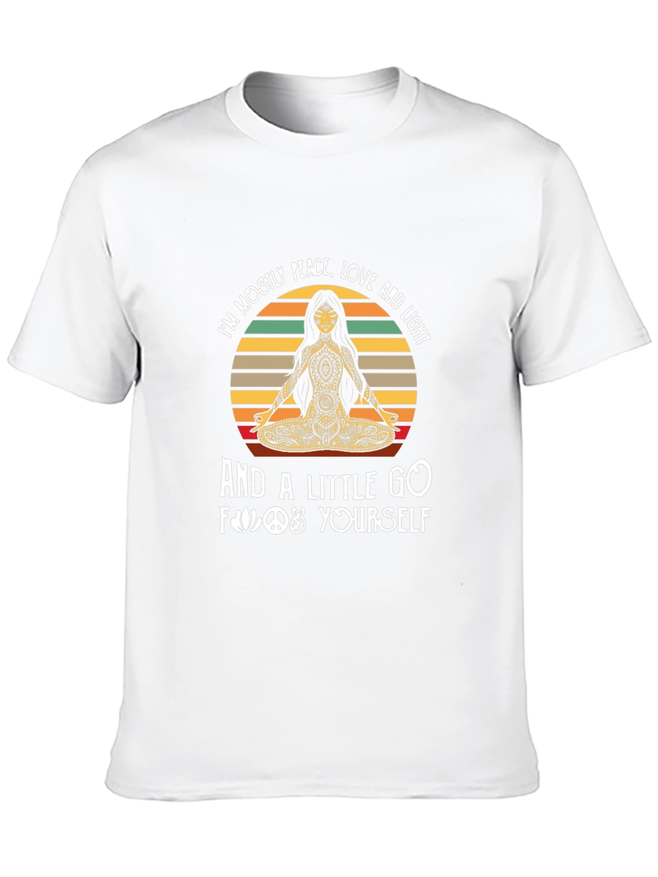 Peace Love & Yoga T-Shirt - Unisex Graphic Tee