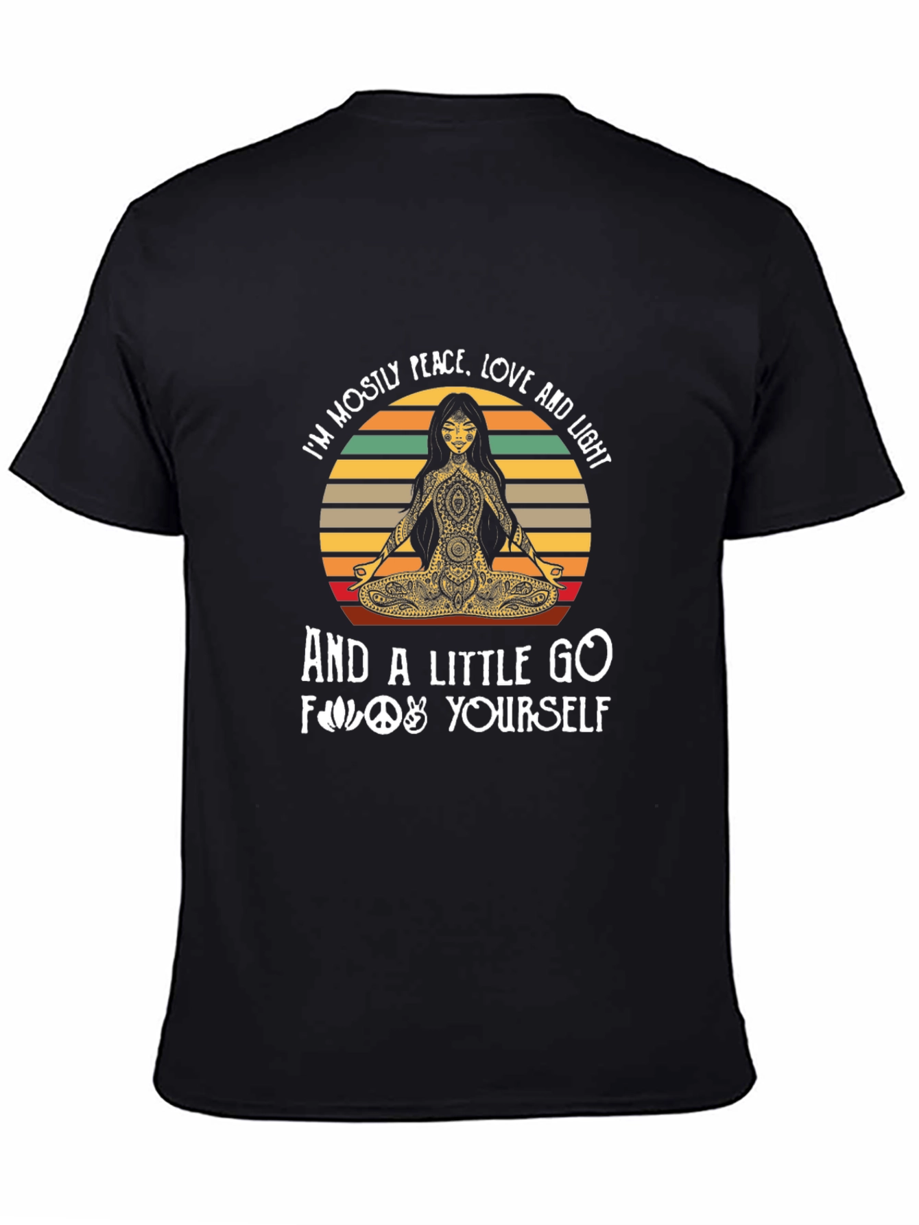 Peace Love & Yoga T-Shirt - Unisex Graphic Tee