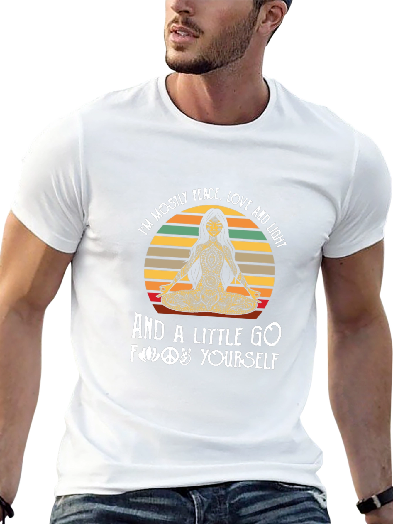 Peace Love & Yoga T-Shirt - Unisex Graphic Tee