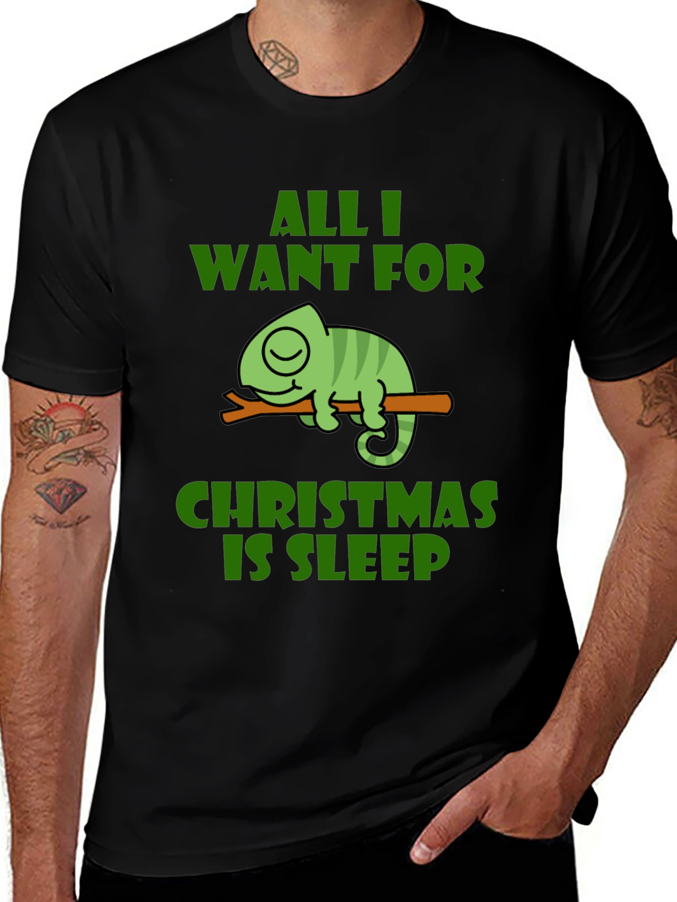 All I Want For Christmas Sleep T-Shirt