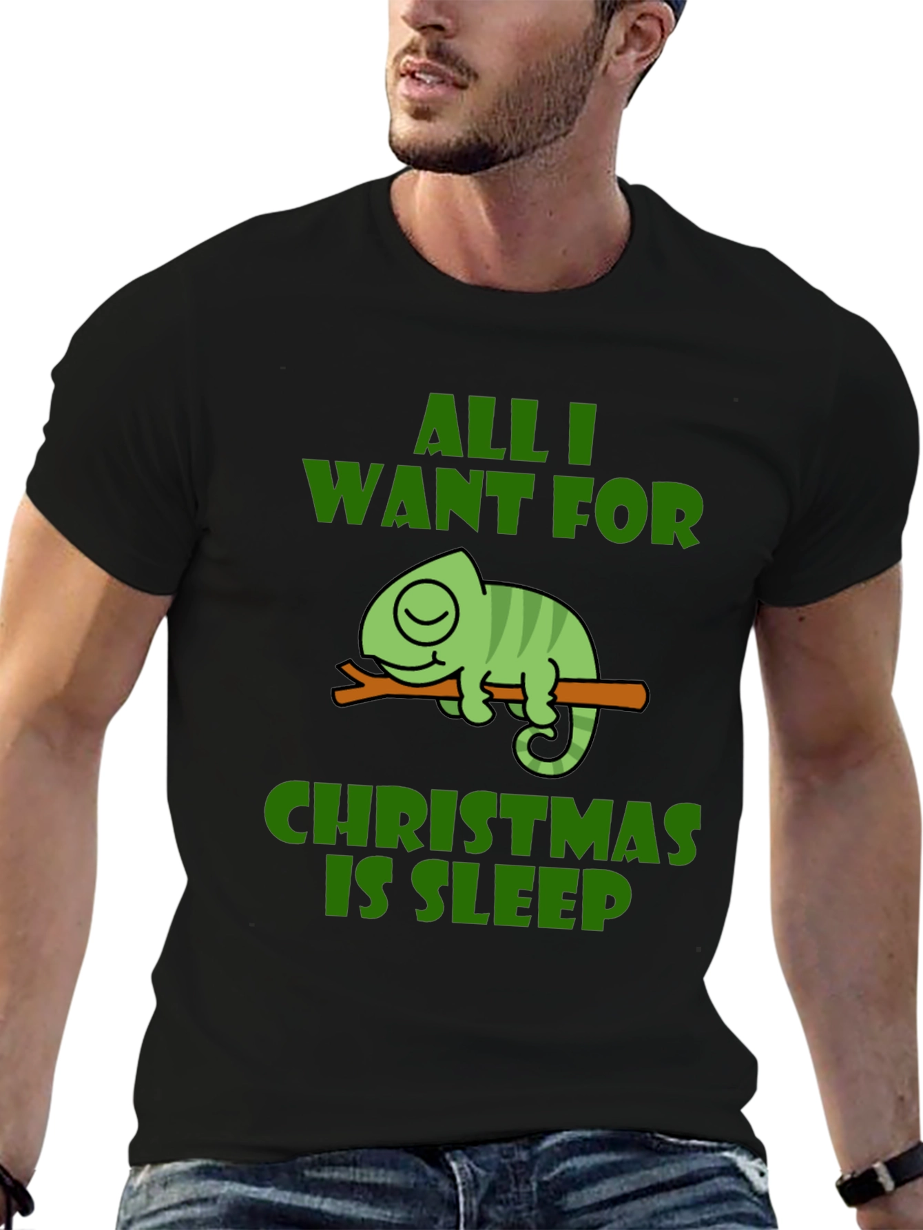 All I Want For Christmas Sleep T-Shirt