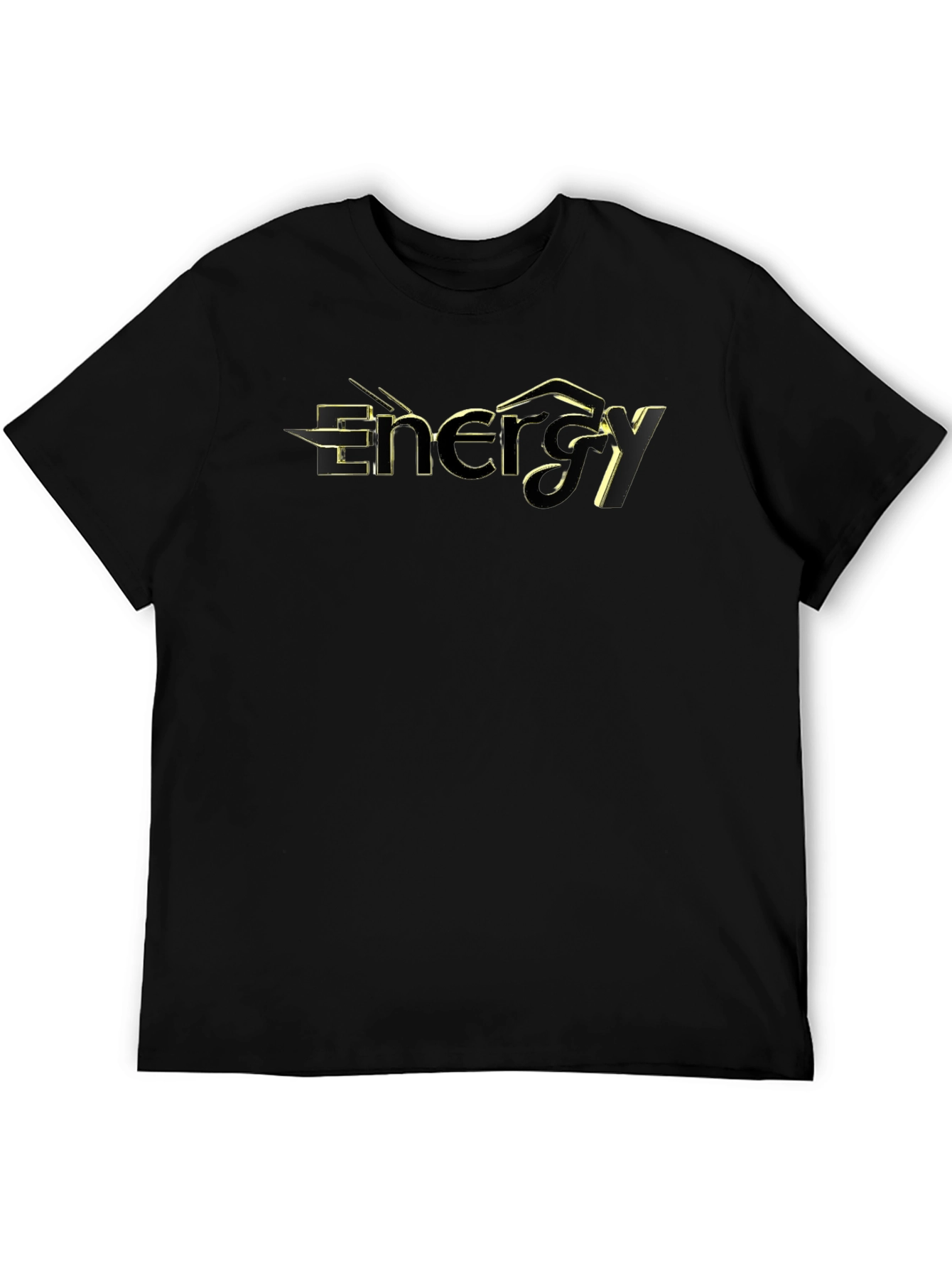 Energy Black Graphic T-Shirt