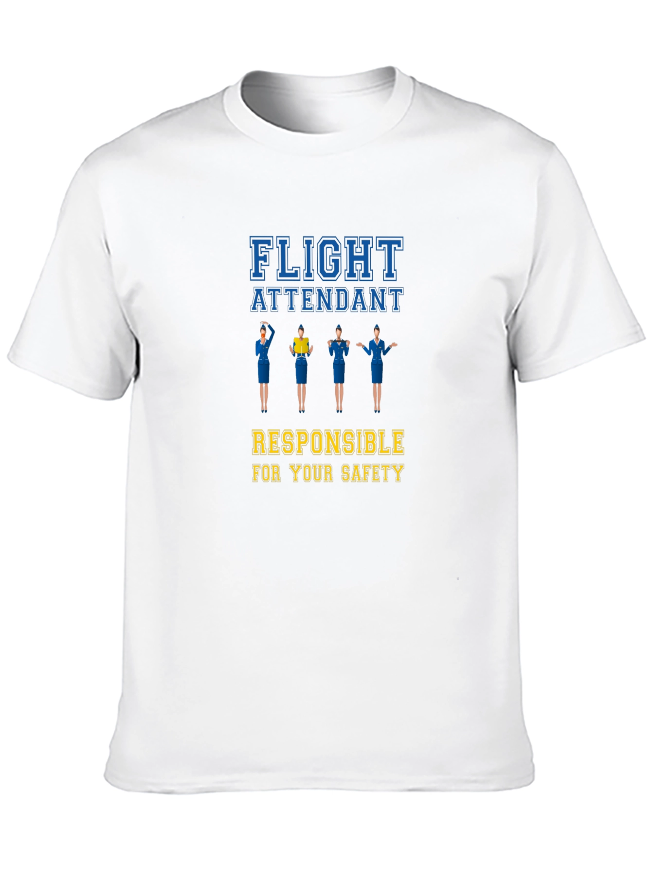 Flight Attendant Safety T-Shirt | Aviation Apparel