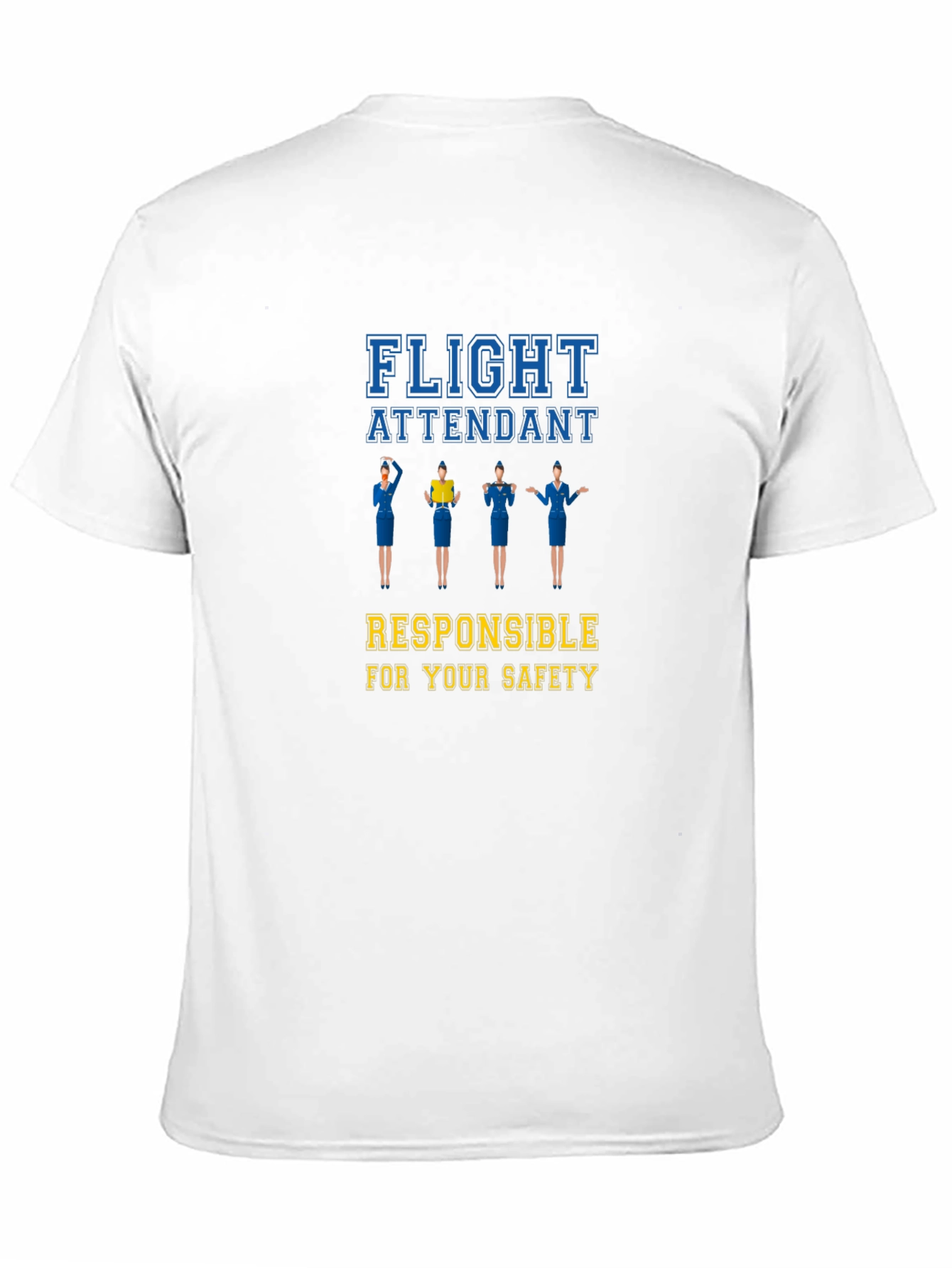 Flight Attendant Safety T-Shirt | Aviation Apparel